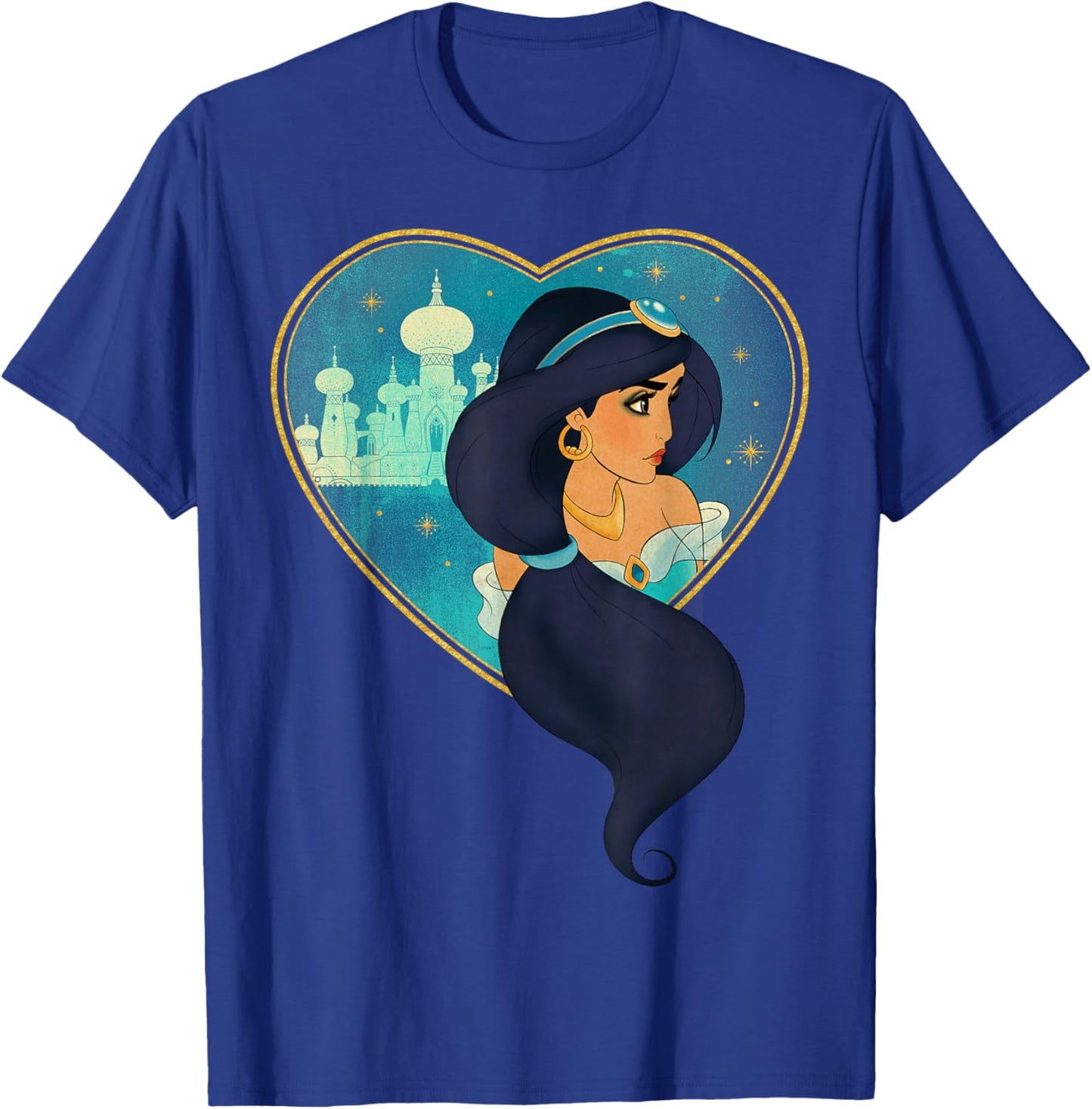 Disney Princess Jasmine Agrabah Heart T-Shirt - T-Shirt | Royal