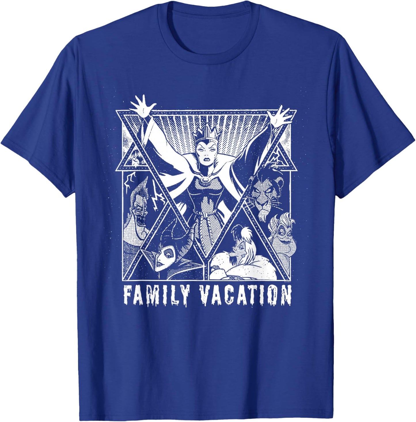 Disney Villains Graphic Print Group Family Vacation Trip T-Shirt - T-Shirt | Royal