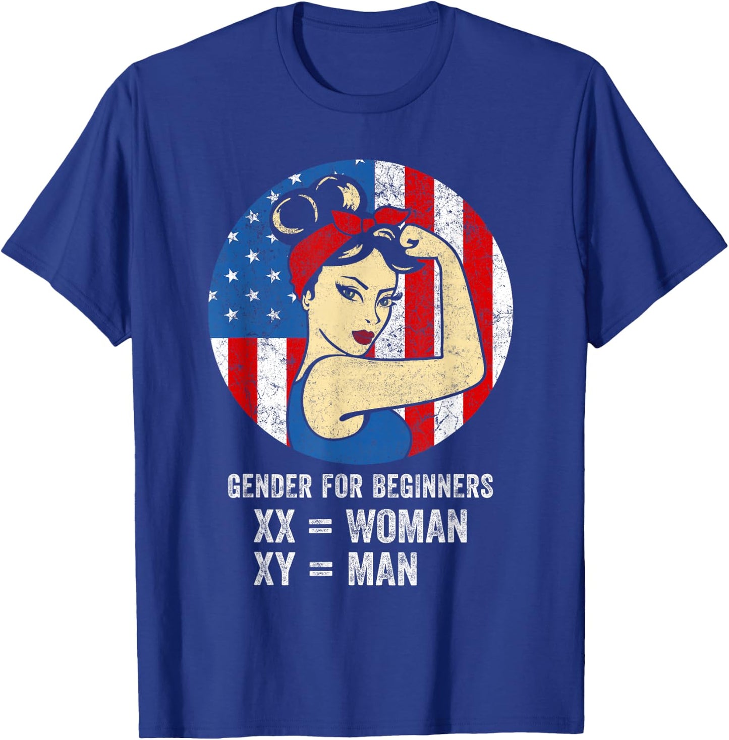 Gender for Beginners XX Woman XY Man T-Shirt - T-Shirt | Royal
