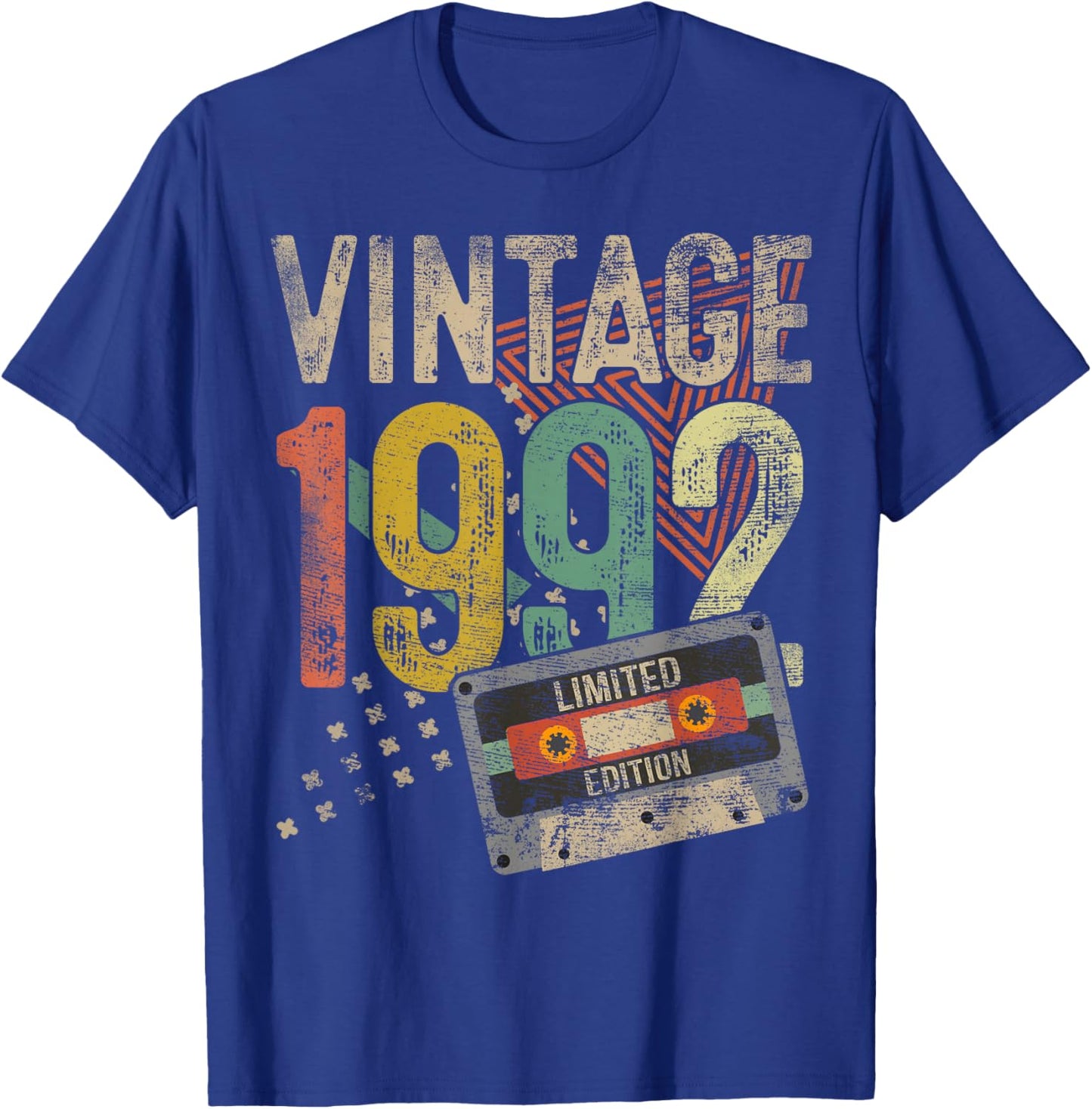 Vintage 1992 33rd Birthday Gifts Women 33 Year Old T-Shirt - T-Shirt | Royal