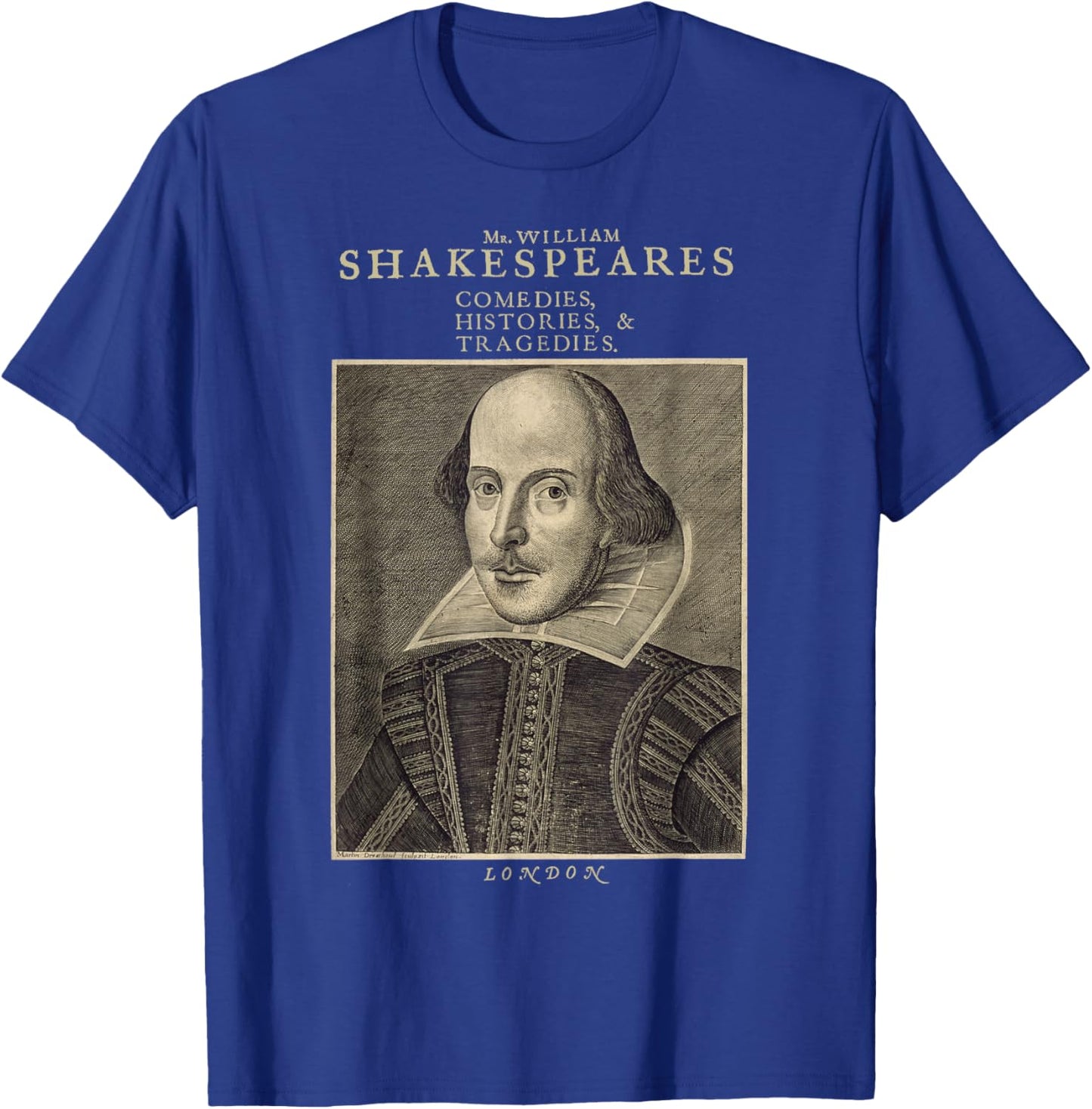Vintage Shakespeare Literature - William Shakespeare Play T-Shirt - T-Shirt | Royal