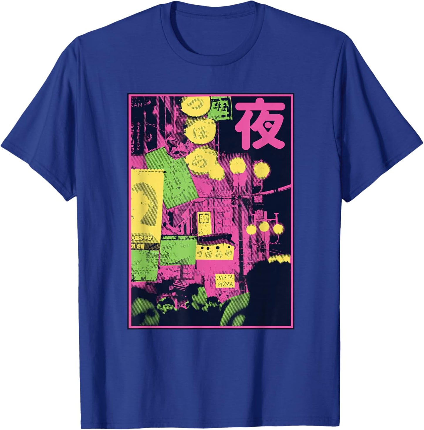 Aesthetic Style Vaporwave Japan 80s 90s Tokyo Osaka street T-Shirt - T-Shirt | Royal