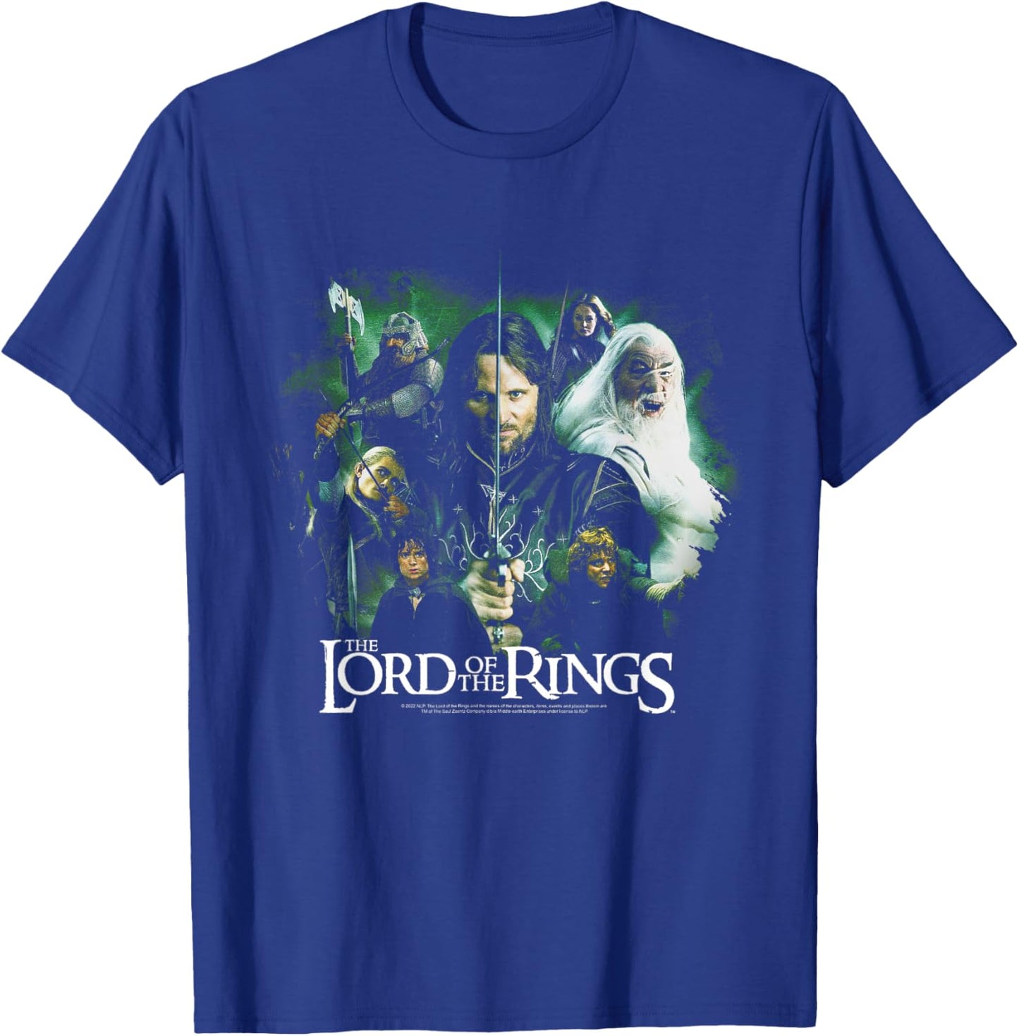 The Lord of The Rings Group Poster T-Shirt - T-Shirt | Royal