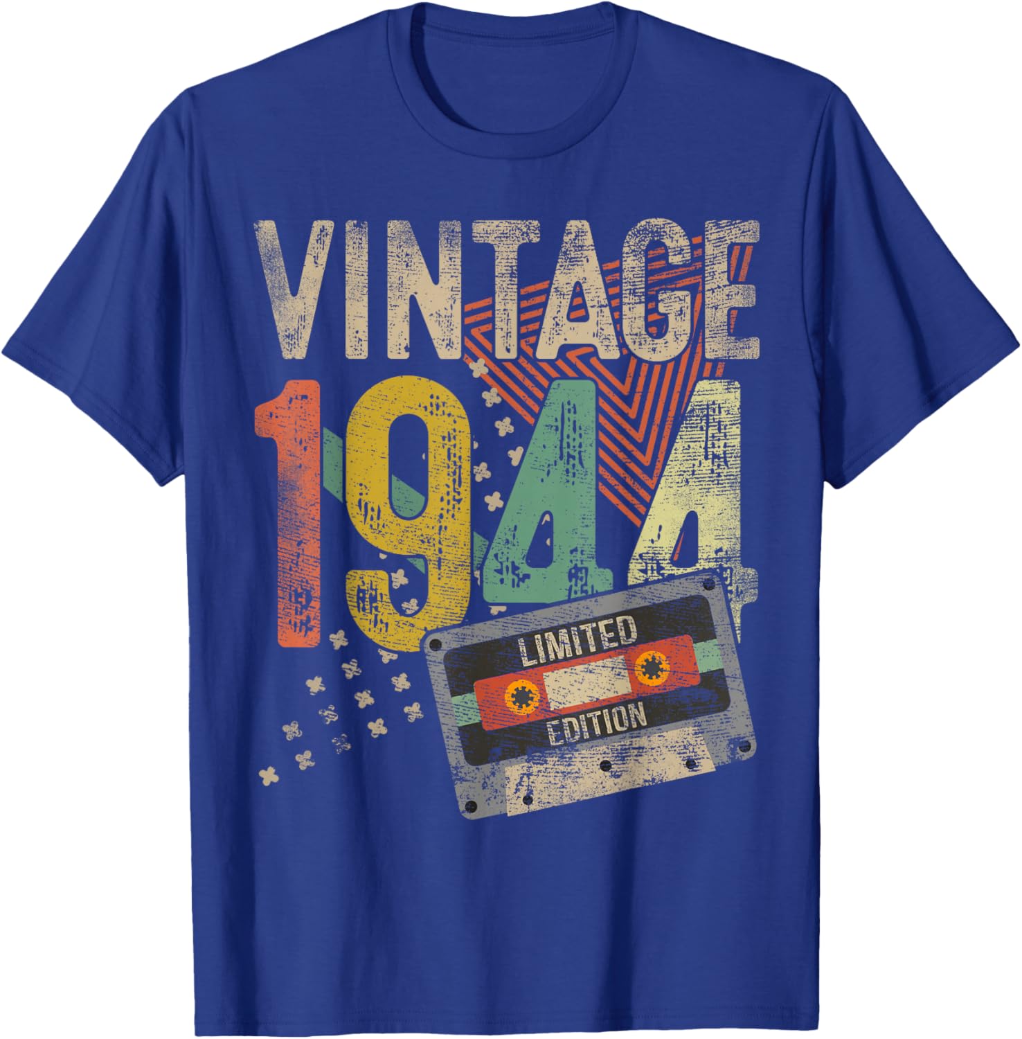 Vintage 1944 81st Birthday Gifts Women 81 Year Old T-Shirt - T-Shirt | Royal