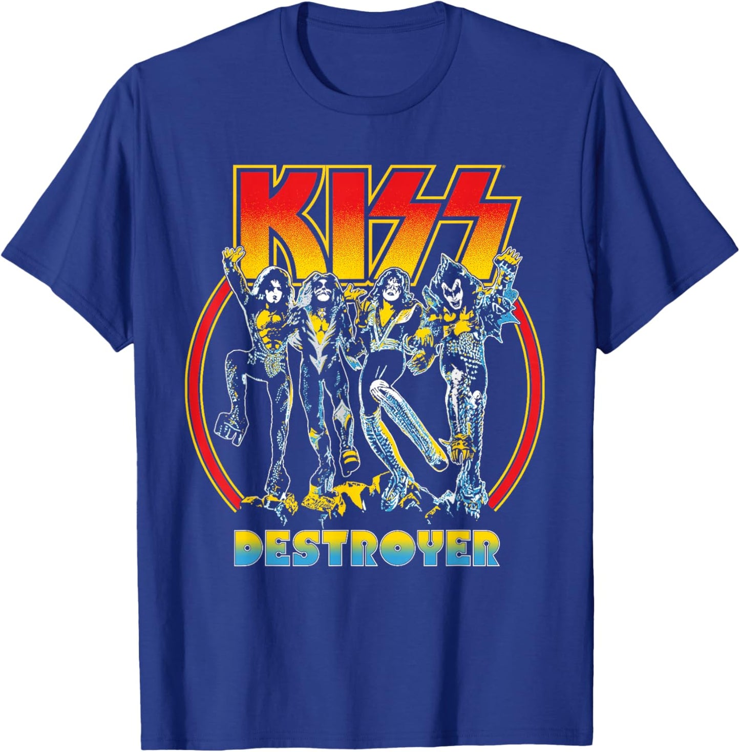 KISS - Rock and Roll Party T-Shirt - T-Shirt | Royal