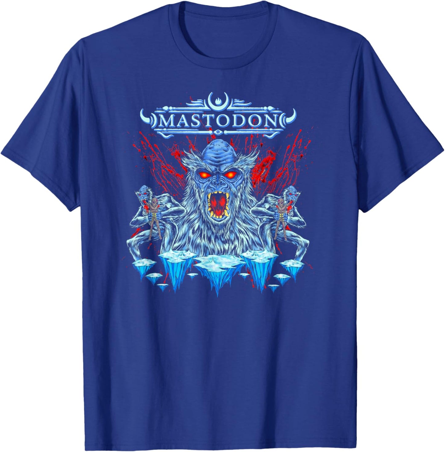Mastodon - Sasquatch Aliens Blood T-Shirt - T-Shirt | Royal