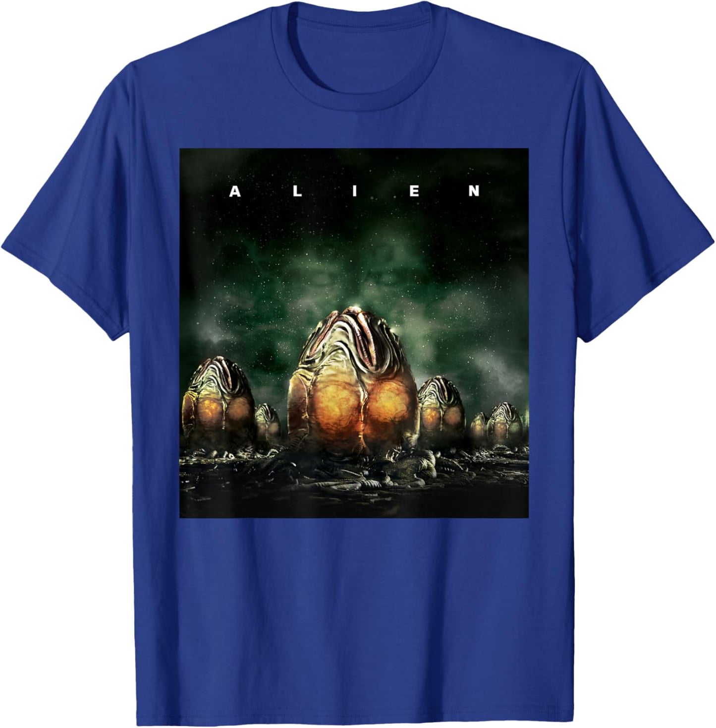 Alien Xenomorph Eggs Movie Poster T-Shirt - T-Shirt | Royal