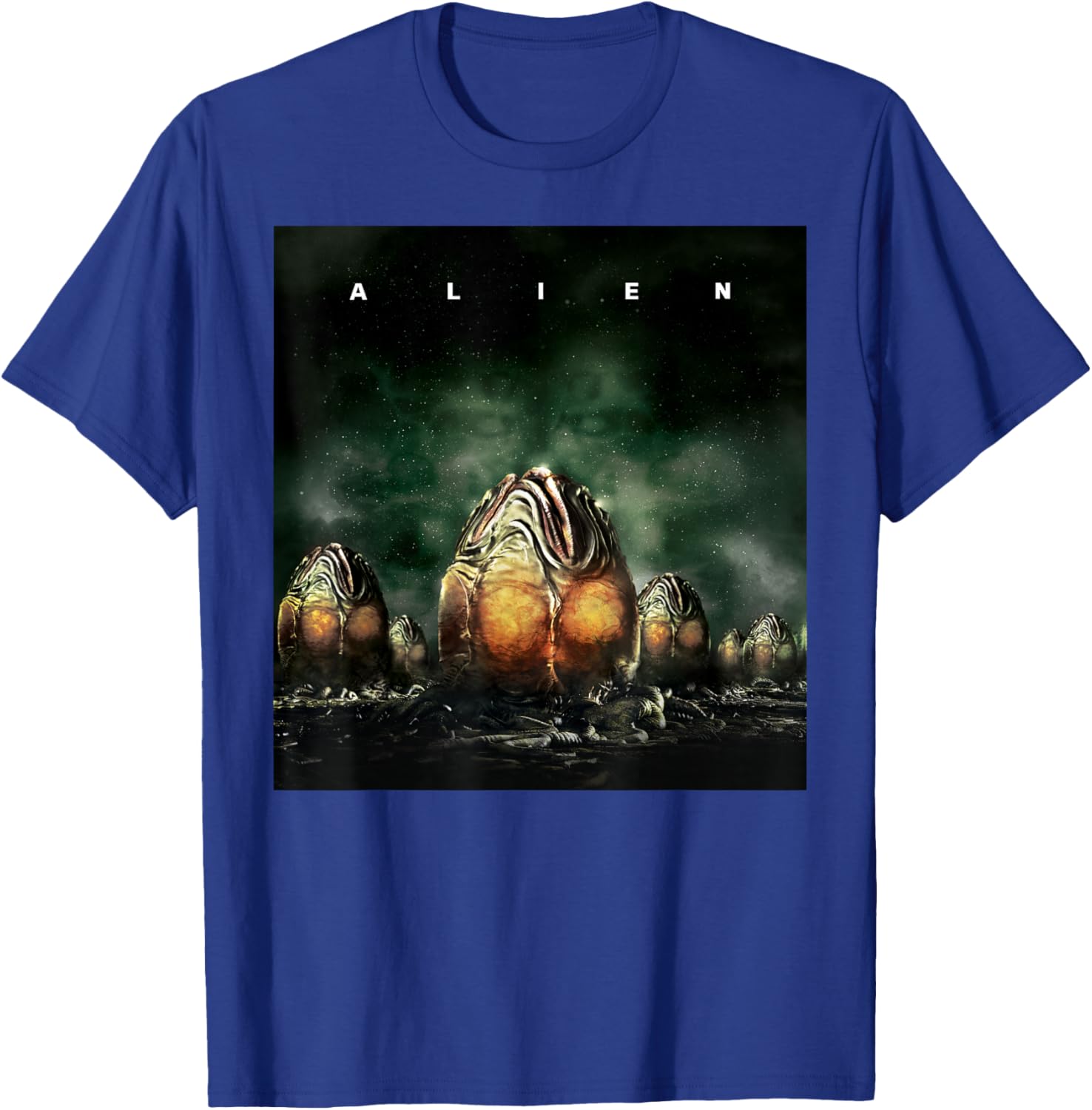 Alien Xenomorph Eggs Movie Poster T-Shirt - T-Shirt | Royal