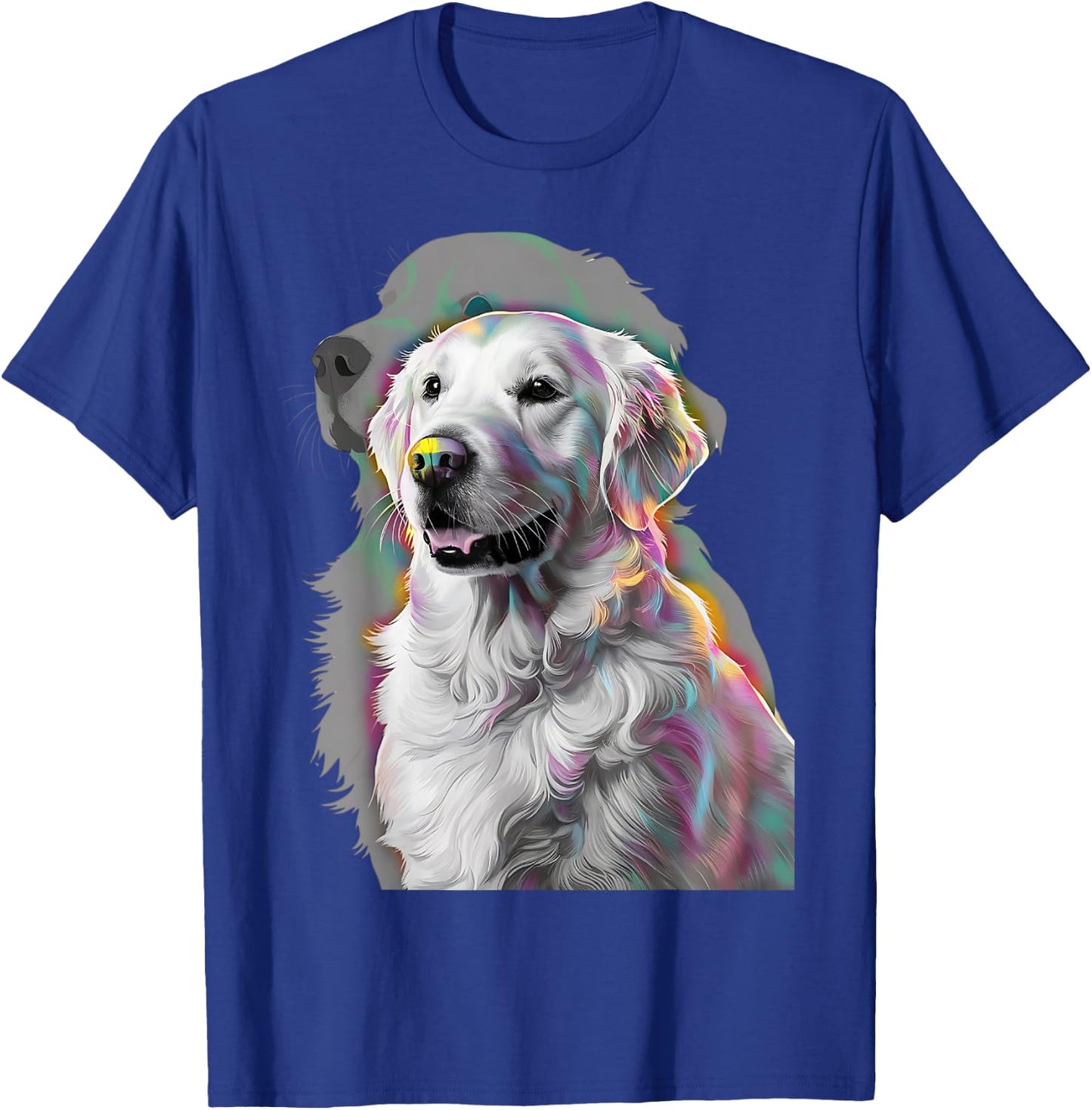 Cute Golden Retriever Gifts Christmas Women Men Kids Funny T-Shirt - T-Shirt | Royal