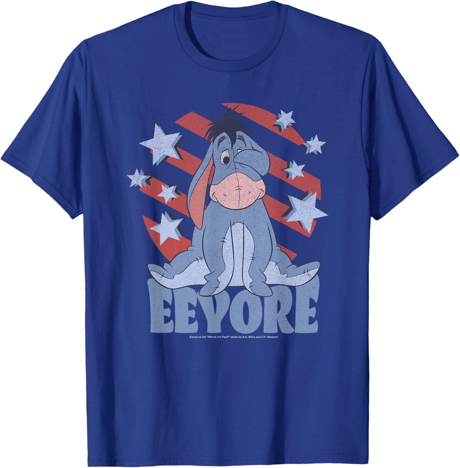 Disney Winnie the Pooh Americana Eeyore Stars & Stripes T-Shirt - T-Shirt | Royal