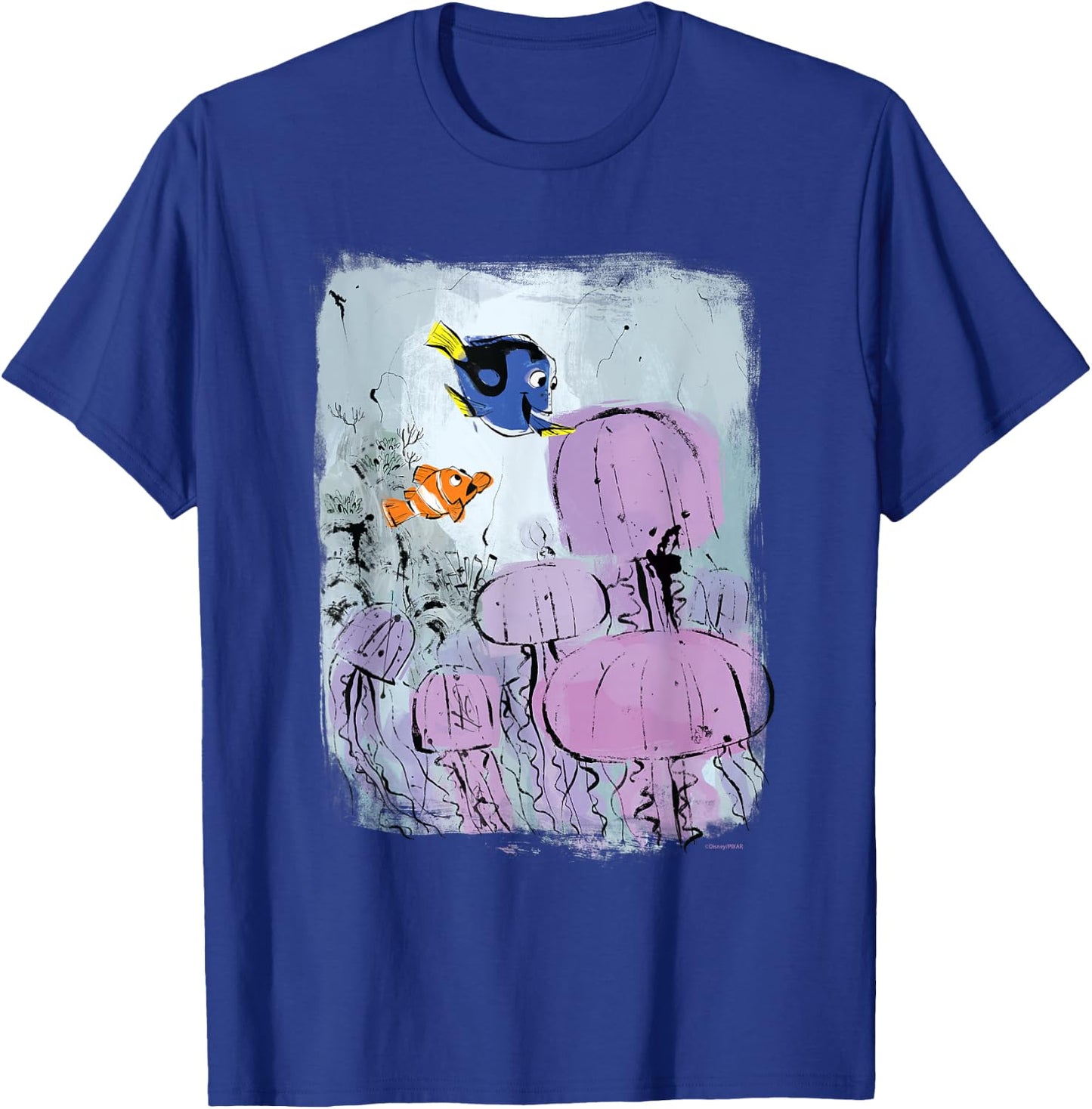 Disney and Pixar’s Finding Nemo Marlin & Dory Jellyfish T-Shirt - T-Shirt | Royal