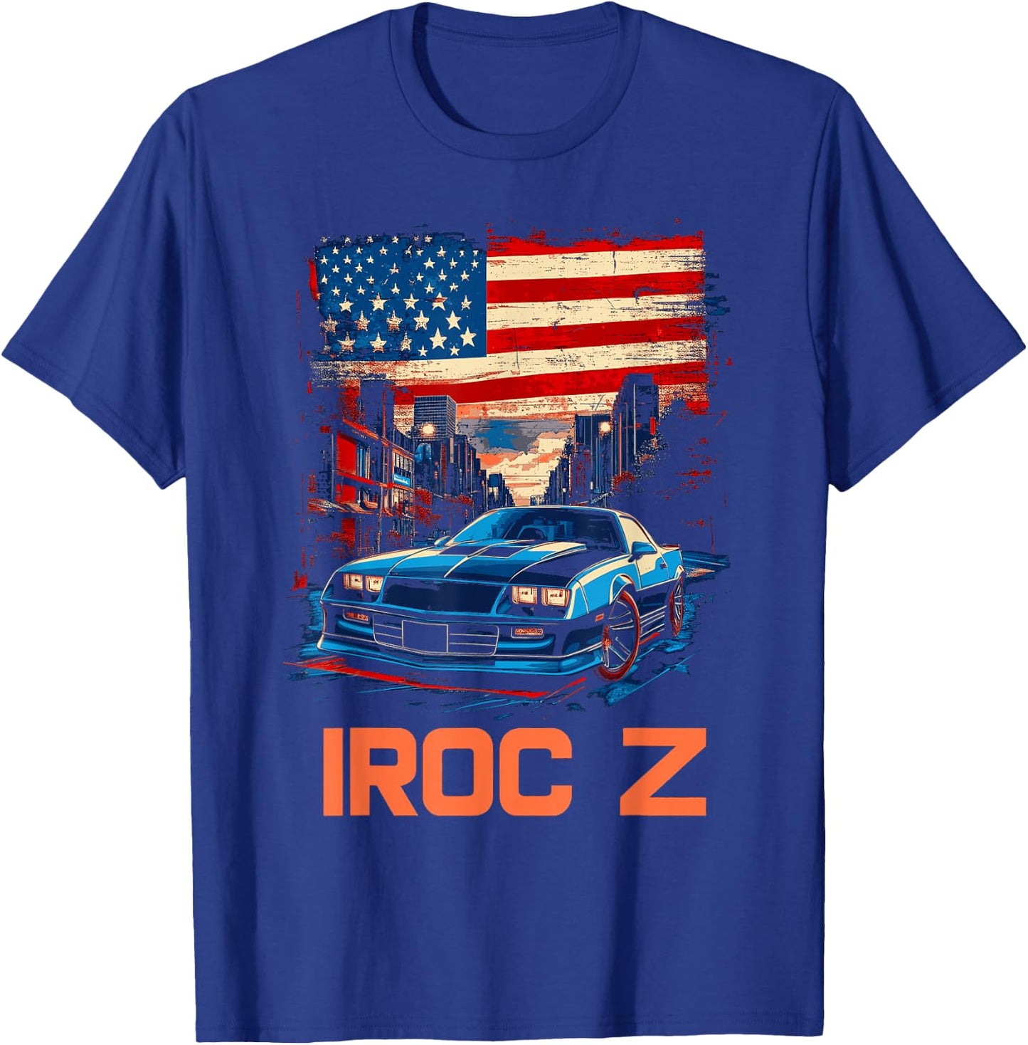 1980's IROC, IROC-Z Muscle Car American Muscle Retro classic T-Shirt - T-Shirt | Royal