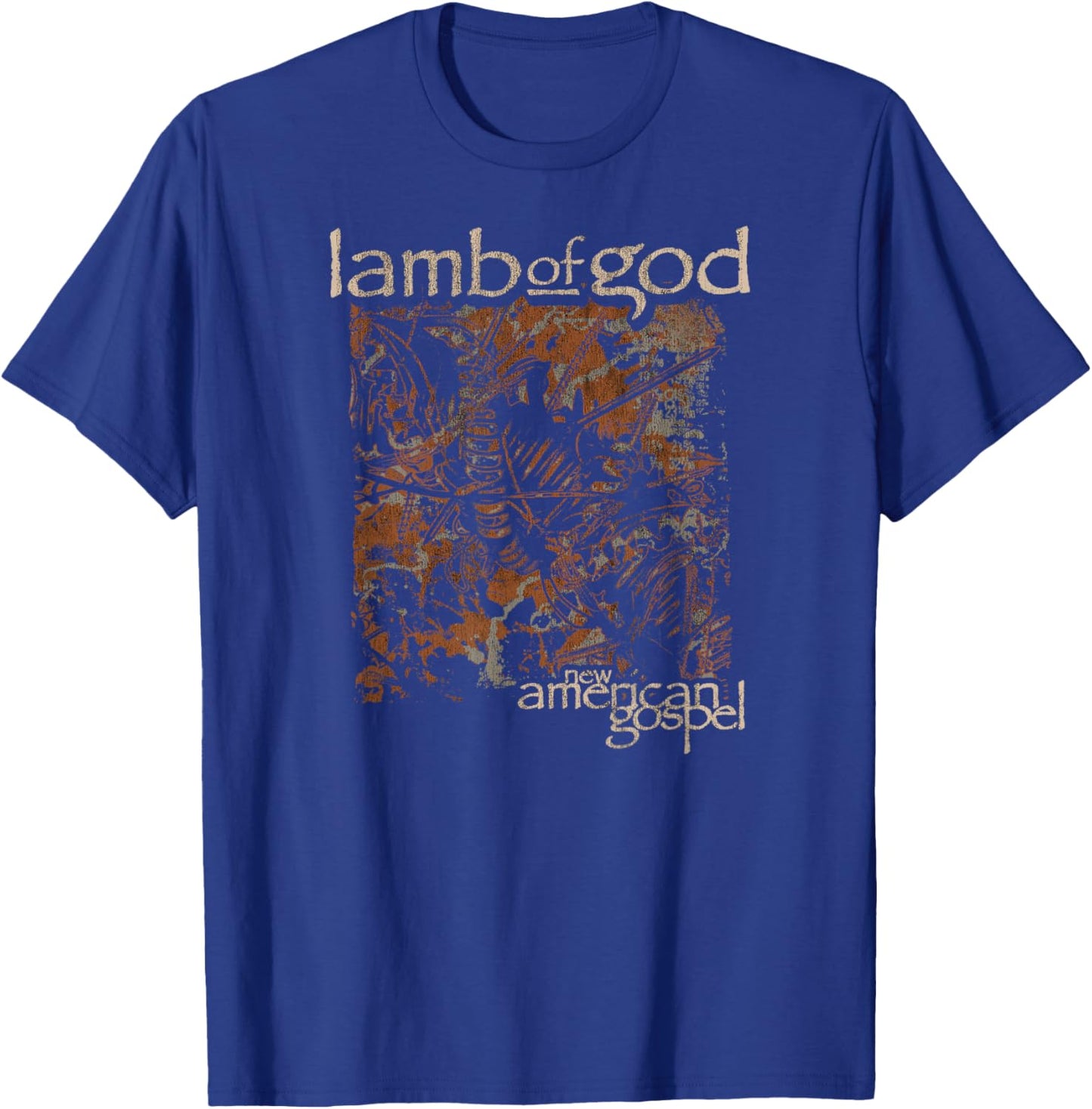 Lamb of God – New American Gospel T-Shirt - T-Shirt | Royal