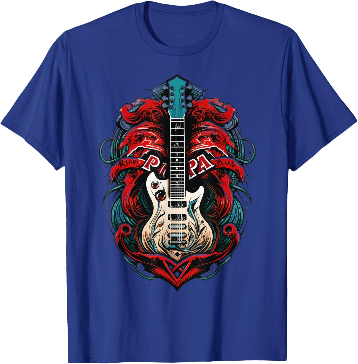 Guitar Harmony: Strings of Passion T-Shirt - T-Shirt | Royal