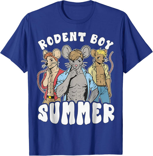 funny Rat Lover Quote Rodent Boy Summer Cool Vacation Rat T-Shirt - T-Shirt | Royal