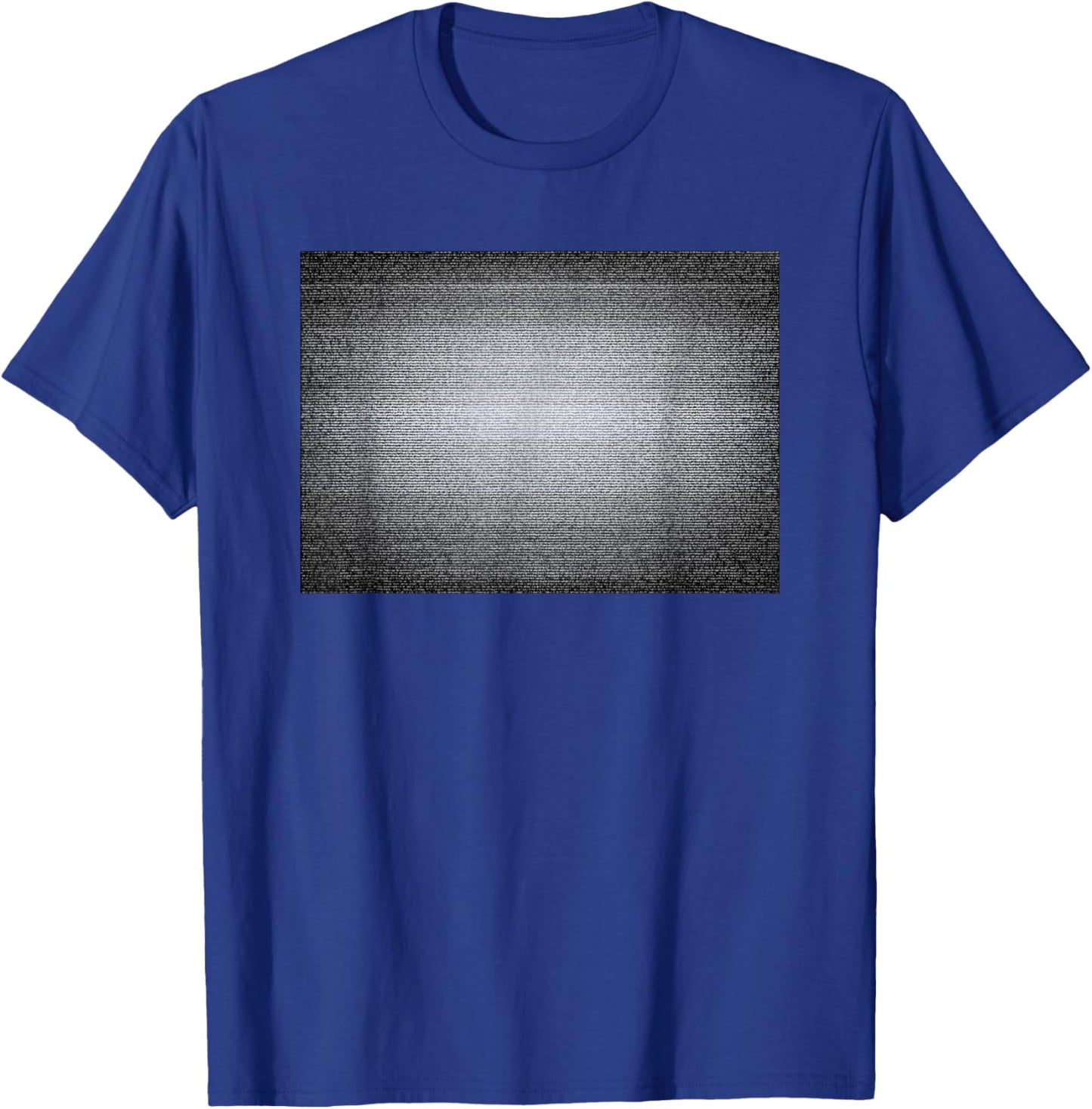 No Signal Small TV Screen Color Bars Test Pattern Design T-Shirt - T-Shirt | Royal