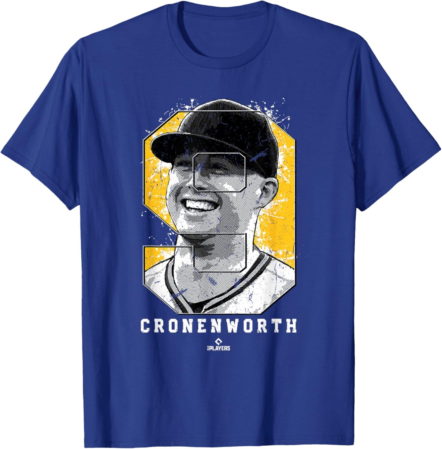 Jake Cronenworth Silhouette San Diego MLBPA T-Shirt - T-Shirt | Royal