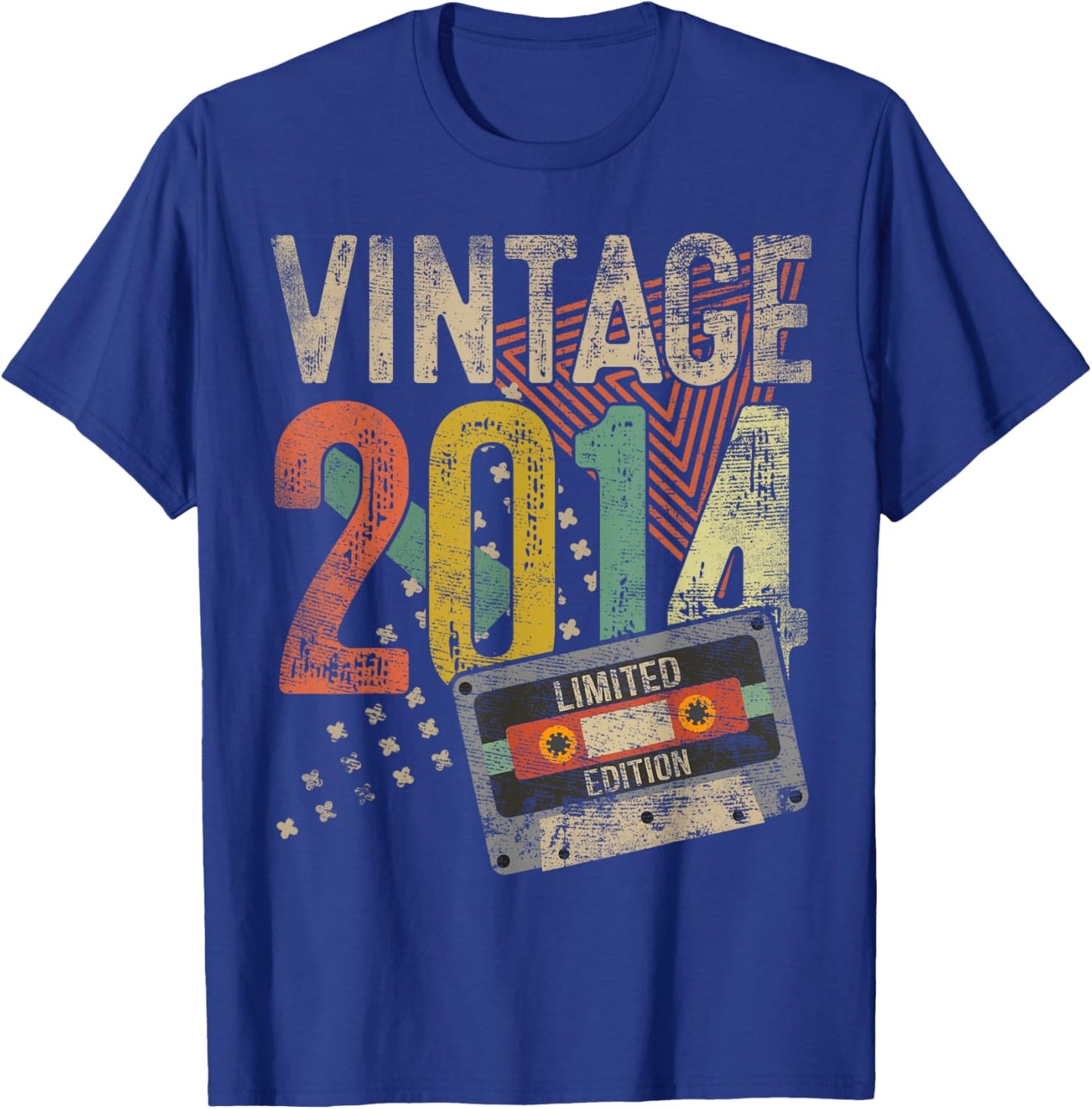 Vintage 2014 11th Birthday Gifts For Boy Girl 11 Year Old T-Shirt - T-Shirt | Royal
