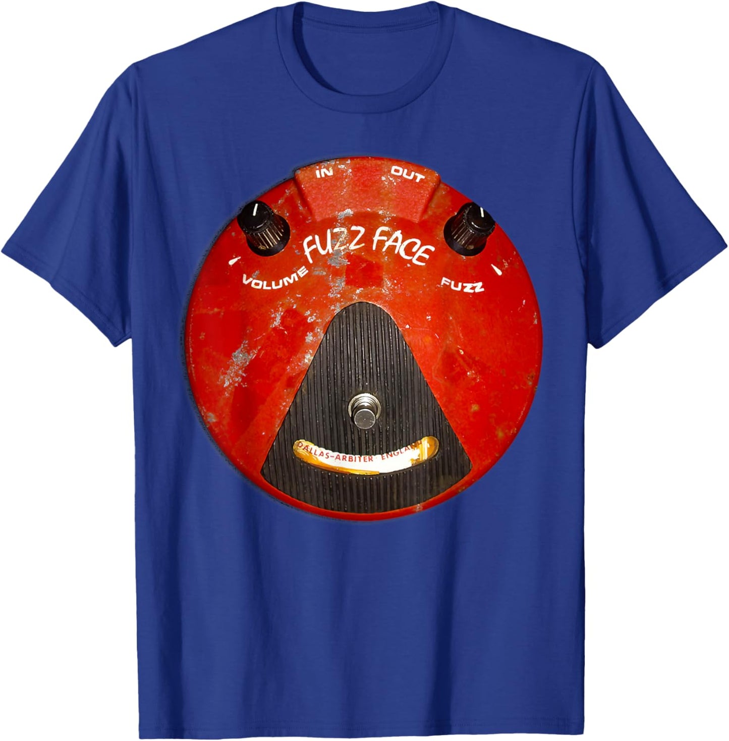 Dallas Arbiter Fuzz Faces - Vintage Guitar Pedal T-Shirt - T-Shirt | Royal