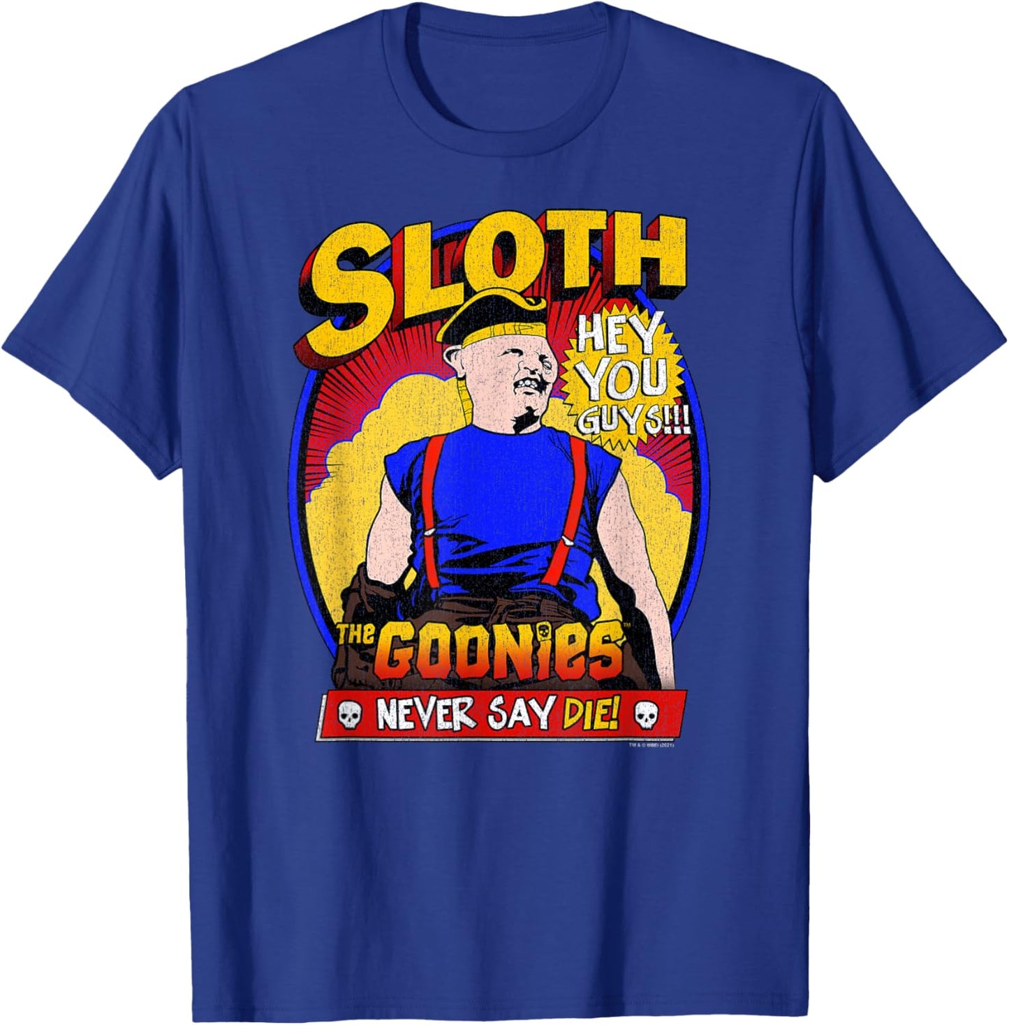 The Goonies Super Sloth T-Shirt - T-Shirt | Royal