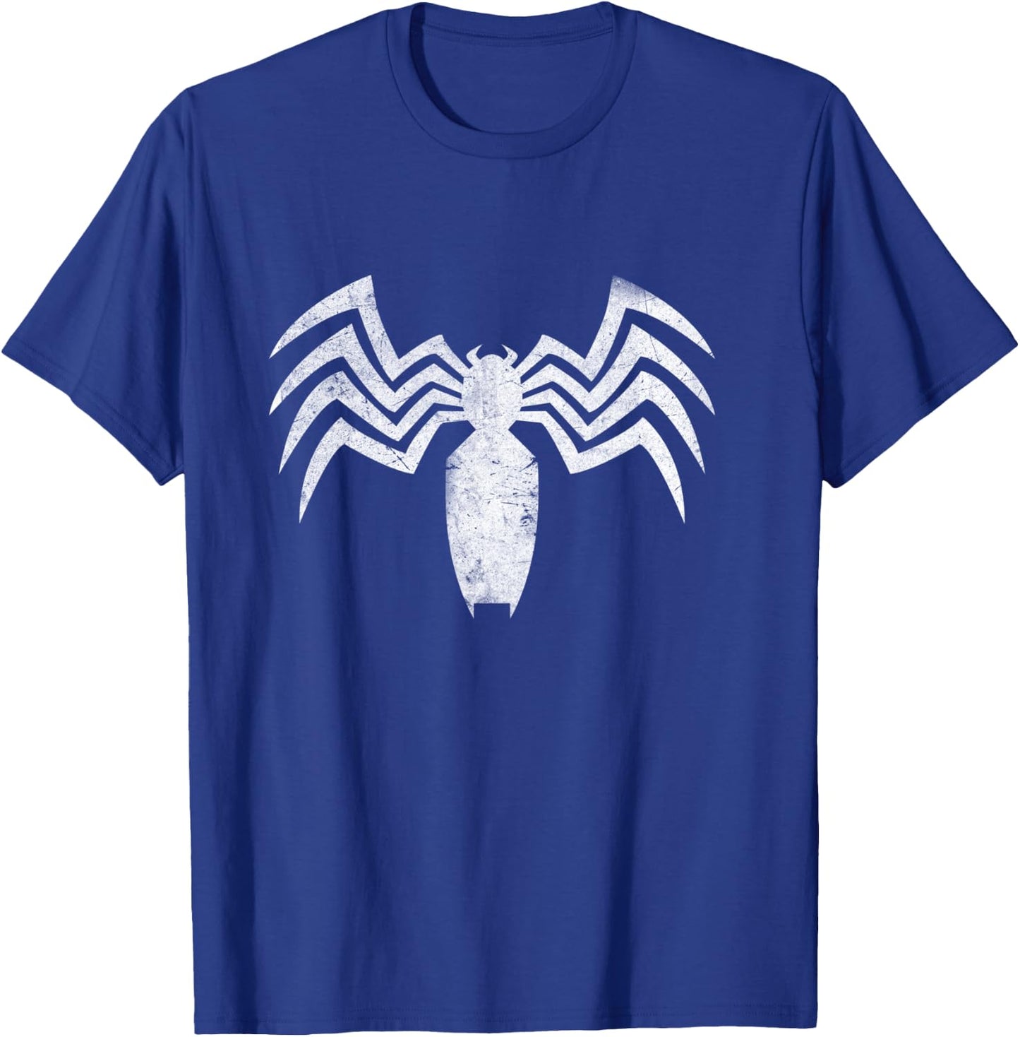 Marvel Comics Classic Graphic Distressed Claw Venom Logo T-Shirt - T-Shirt | Royal
