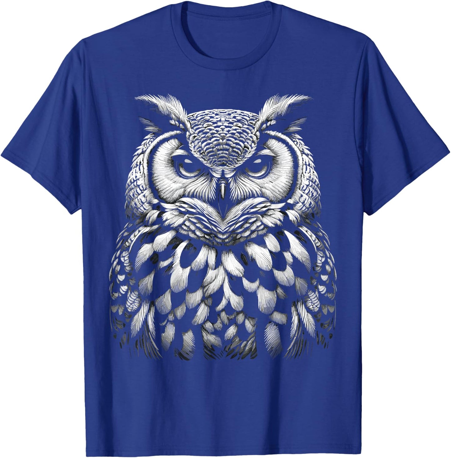 Owl Lovers Beautiful Animal Owl T-Shirt - T-Shirt | Royal