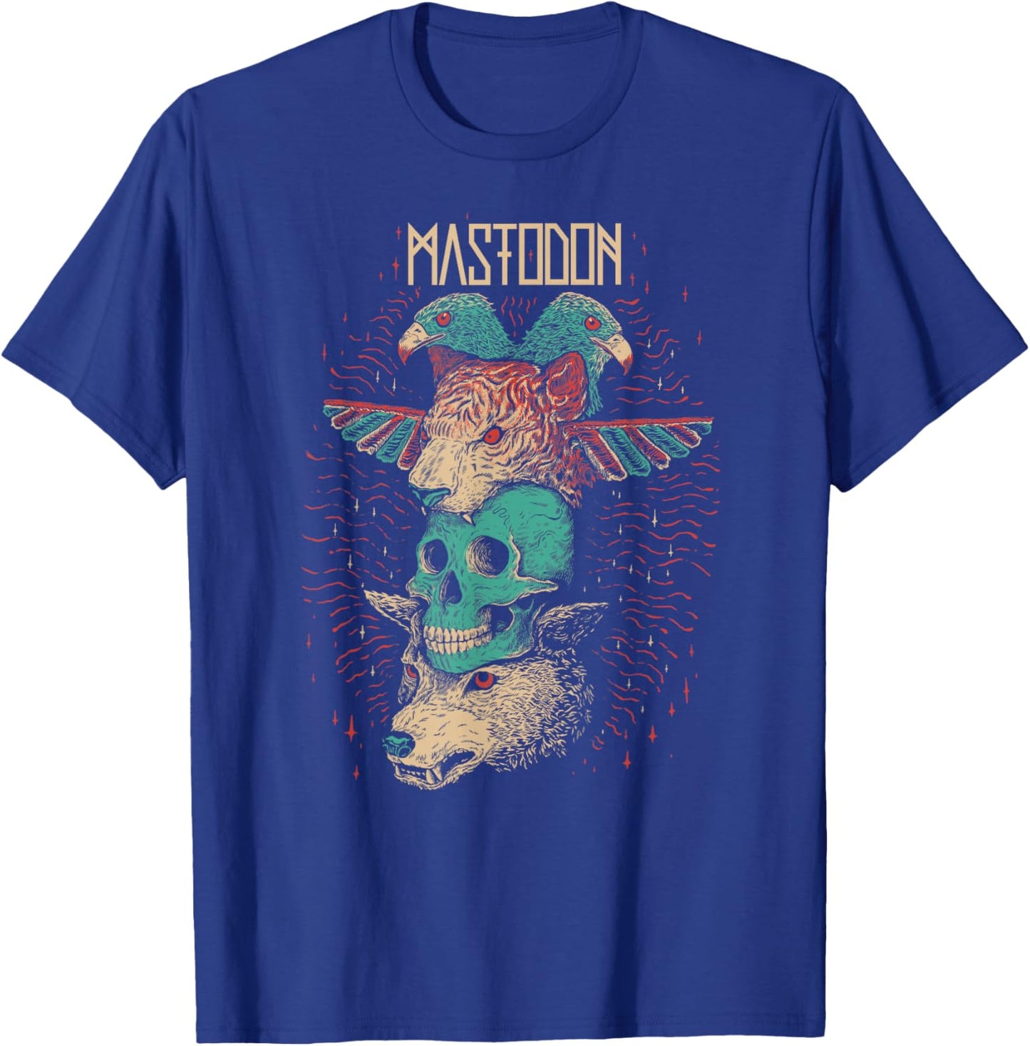 Mastodon - Logo Totem T-Shirt - T-Shirt | Royal