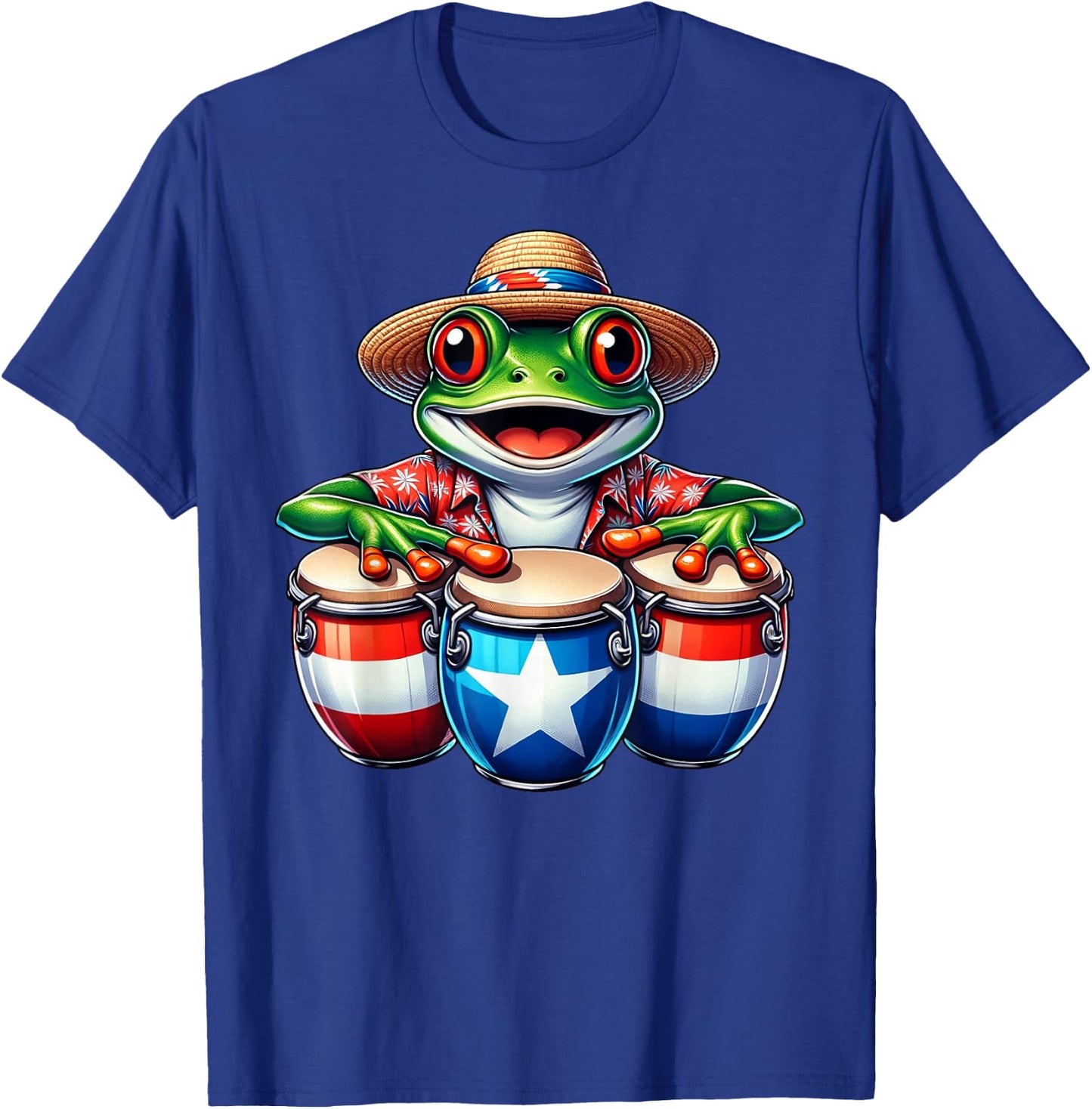 Puerto Rico Coqui Frog Taino Boricua T-Shirt - T-Shirt | Royal
