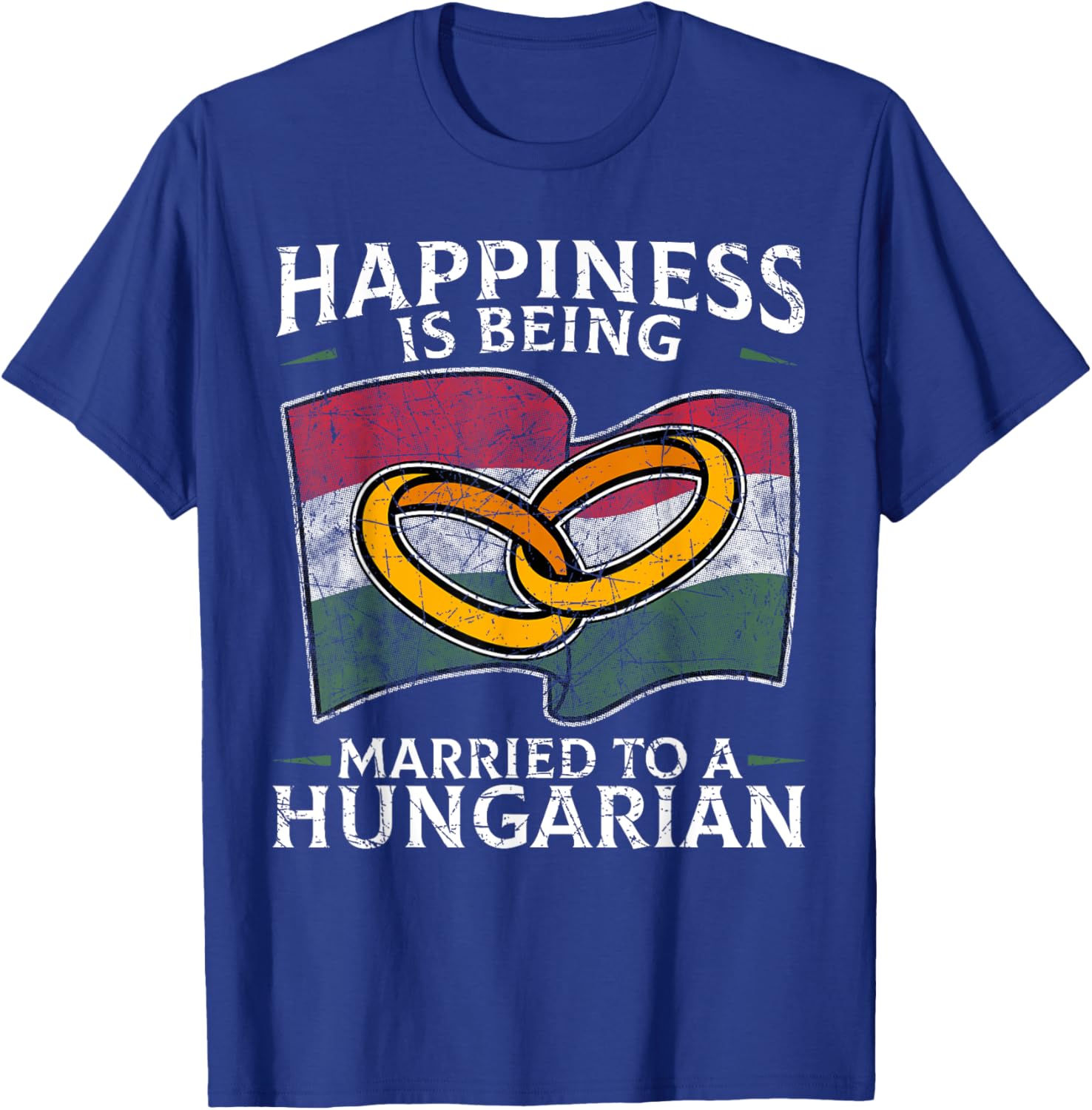 Hungarian Marriage Hungary Married Heritage Flag Culture T-Shirt - T-Shirt | Royal