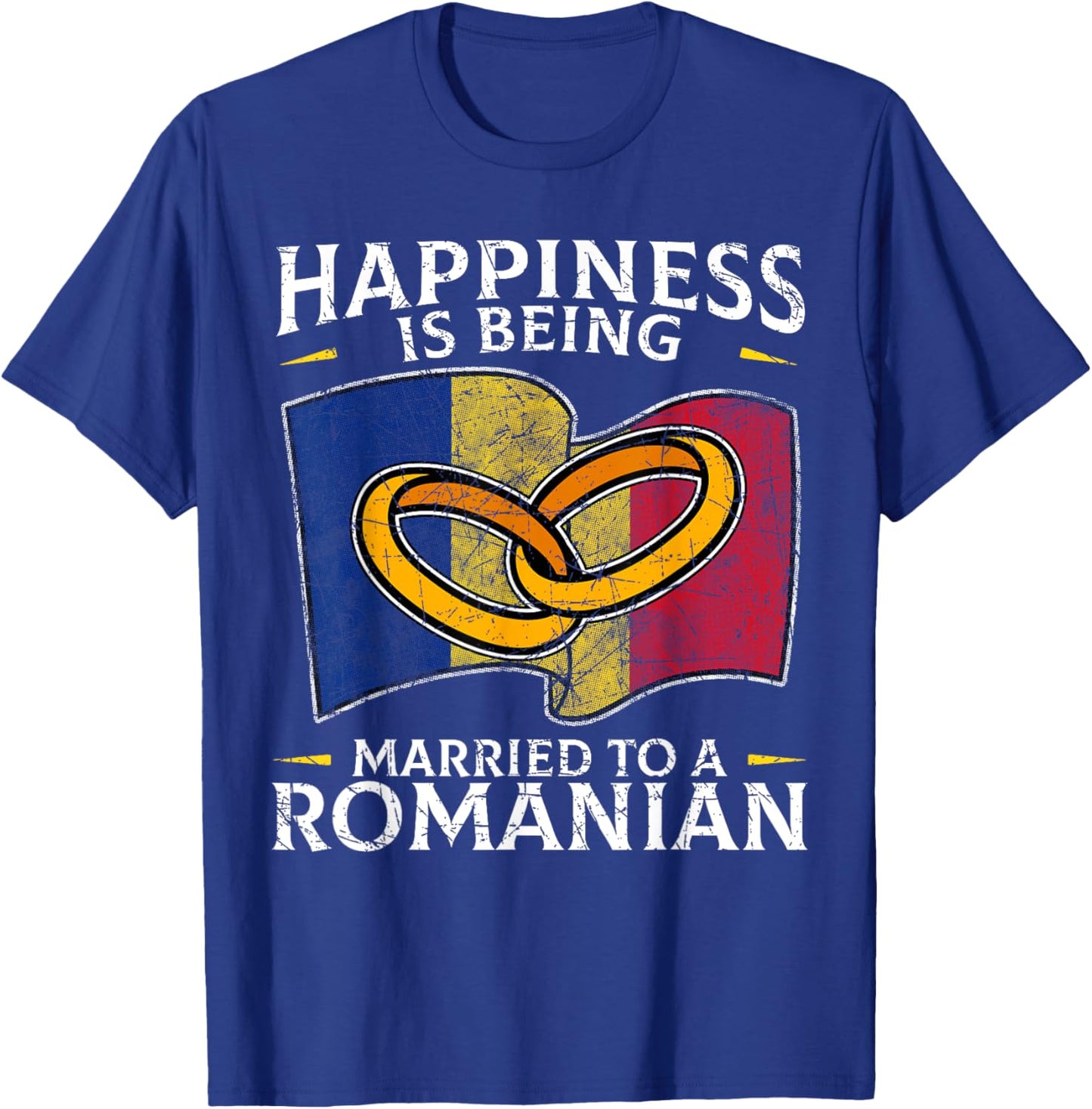 Romanian Wedding State of Romania Roots Married T-Shirt - T-Shirt | Royal
