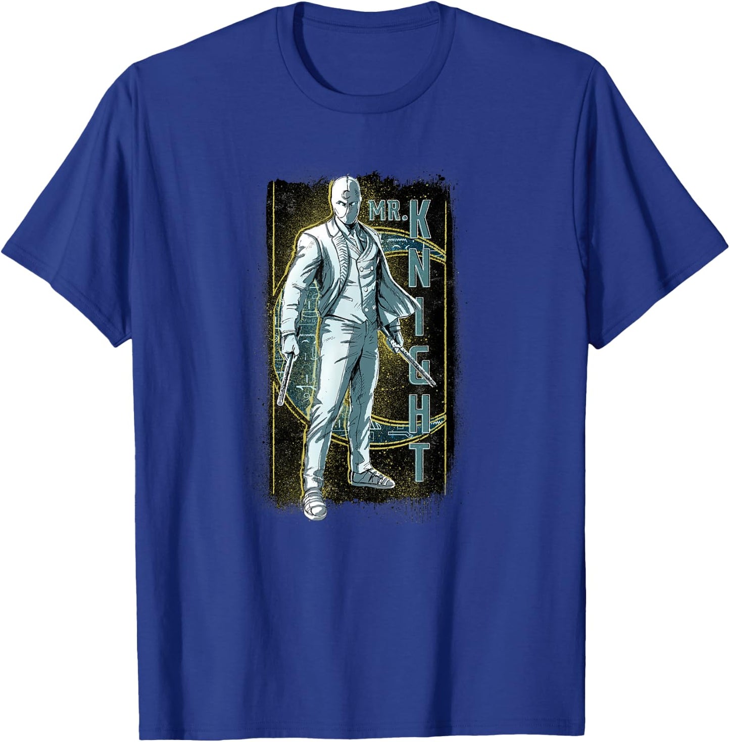 Marvel Moon Knight Mr. Knight Batons and Crescent Moon T-Shirt - T-Shirt | Royal