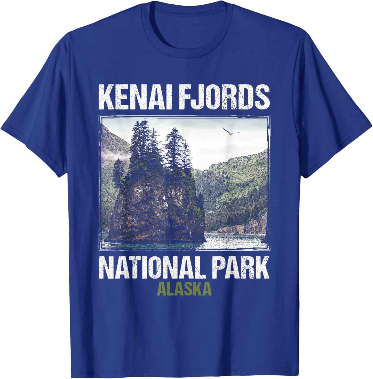 Kenai Fjords US National Park Alaska Gift T-Shirt - T-Shirt | Royal