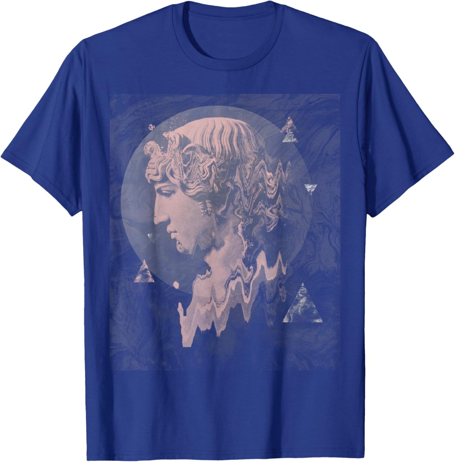 Vaporwave Aesthetic Retro 80s 90s Statue Japanese Otaku Art T-Shirt - T-Shirt | Royal