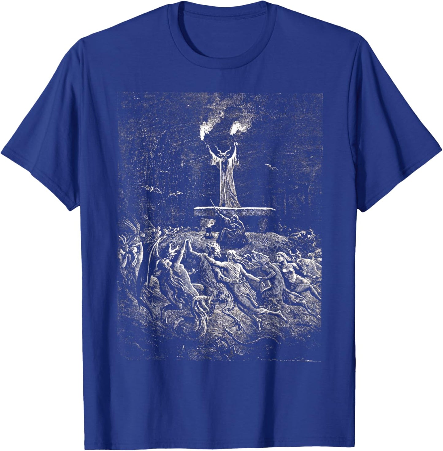 Gustave Dore Witches Dancing at a Sabbath T-Shirt - T-Shirt | Royal