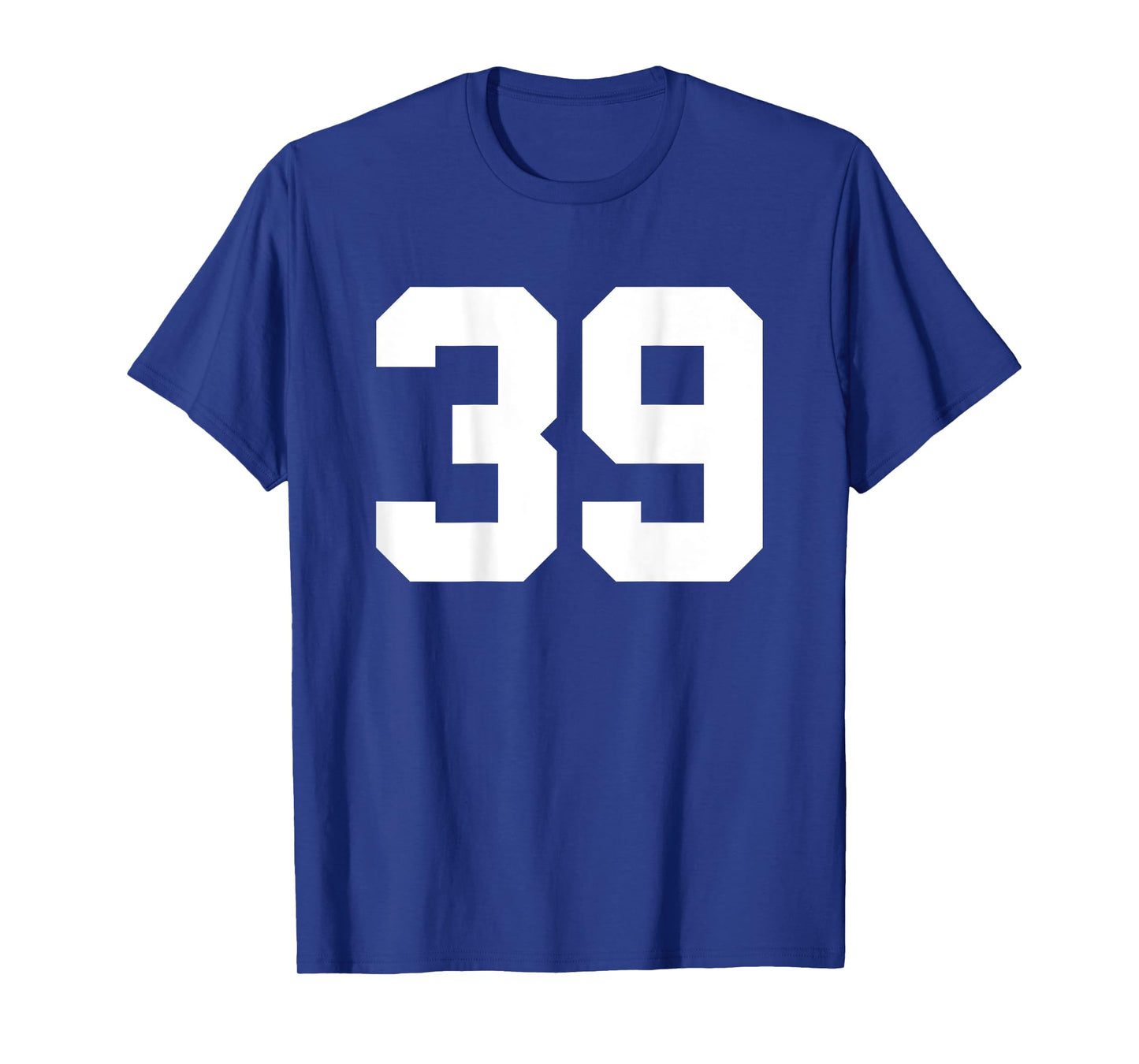 Number 39 (on Back) Sports Team Jersey Number T-Shirt