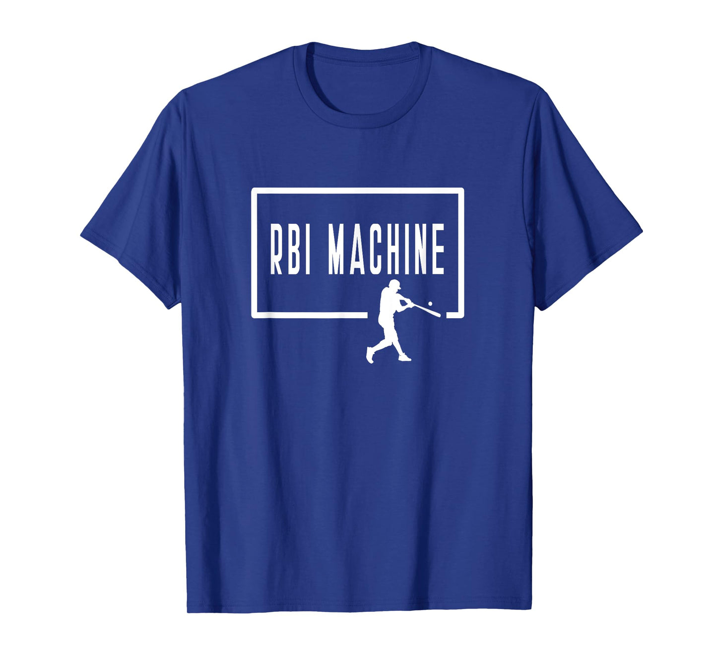 RBI Machine Baseball Batter Homerun Funny Game Saying Player T-Shirt
