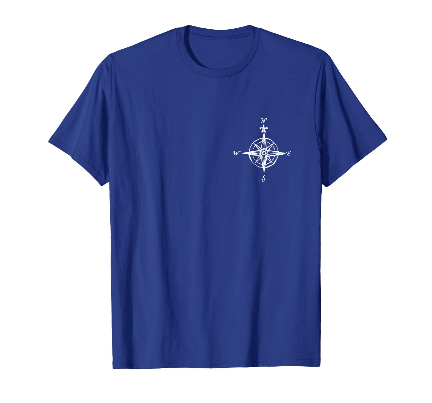 Vintage Pocket Ship Captains Compass Nautical T-Shirt