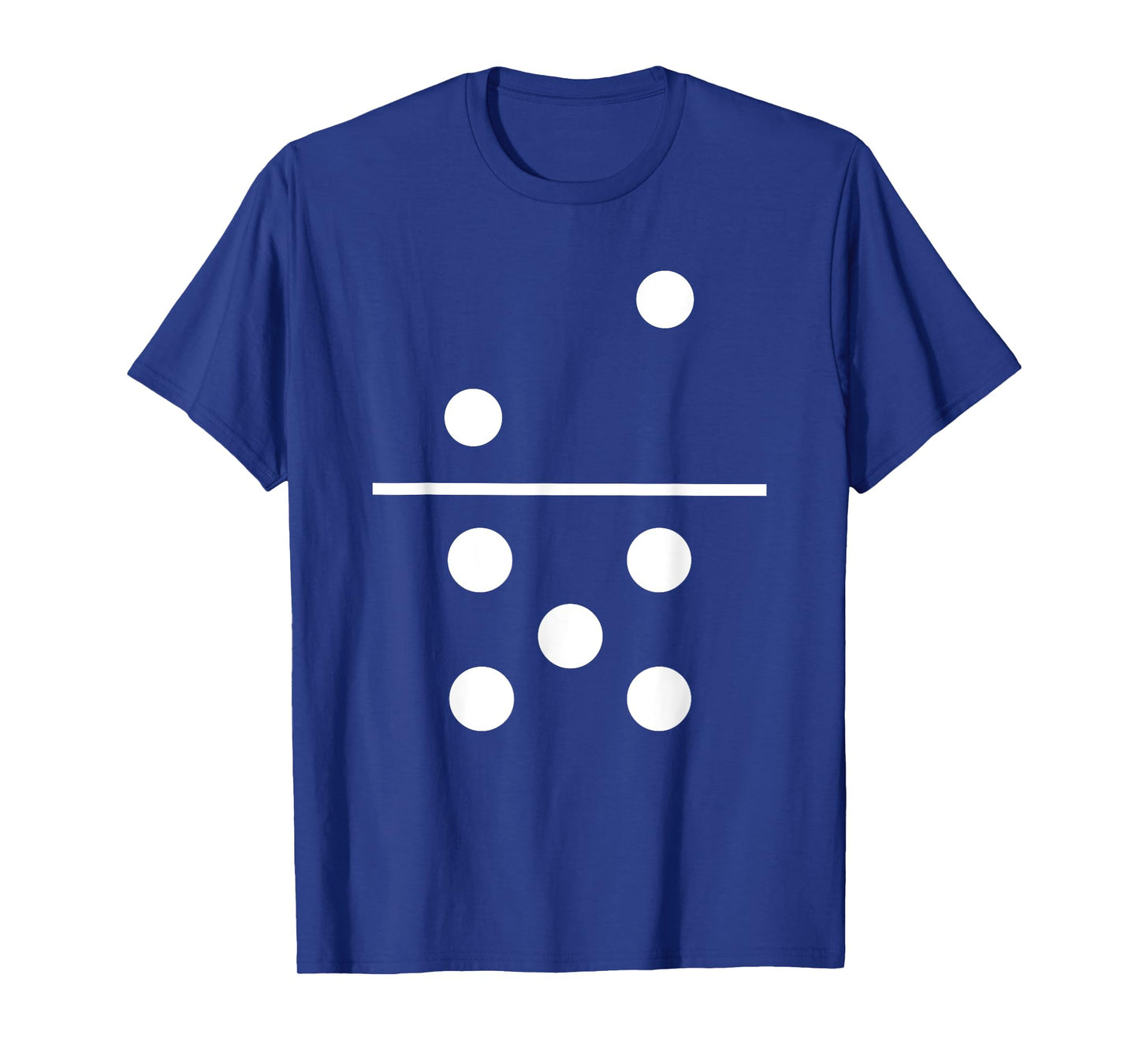 Domino 2 and 5 Matching T-Shirt Halloween Group Costumes 2-5 T-Shirt