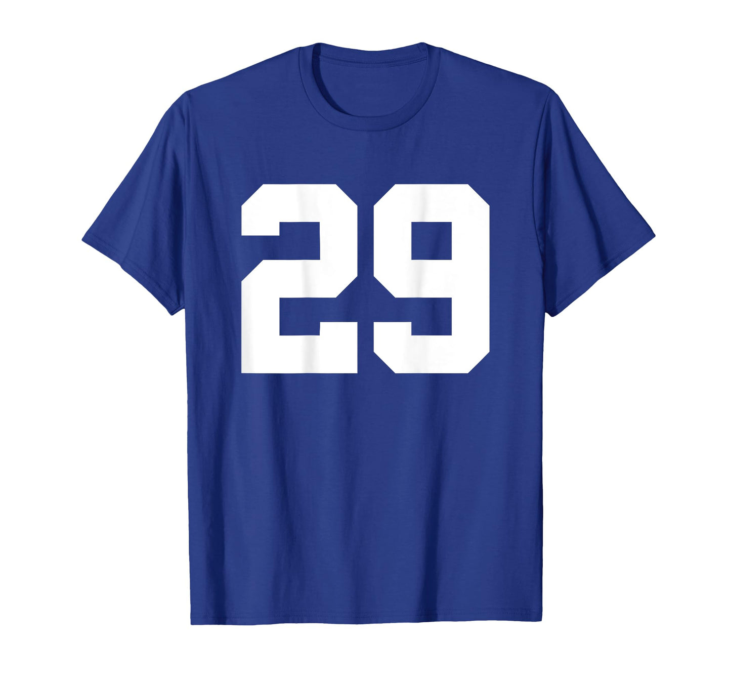Number 29 (on Back) Sports Team Jersey Number T-Shirt