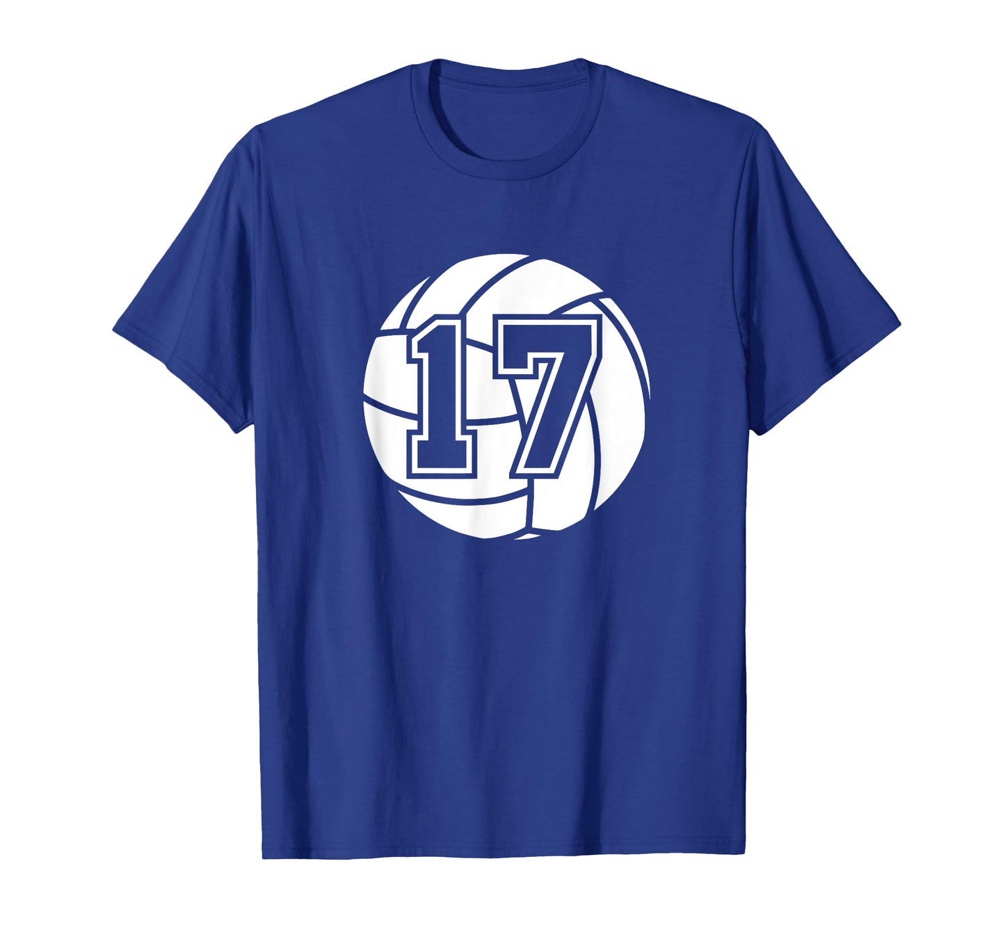Volleyball Player #17 Volleyball Mom Dad Jersey Number 17 T-Shirt