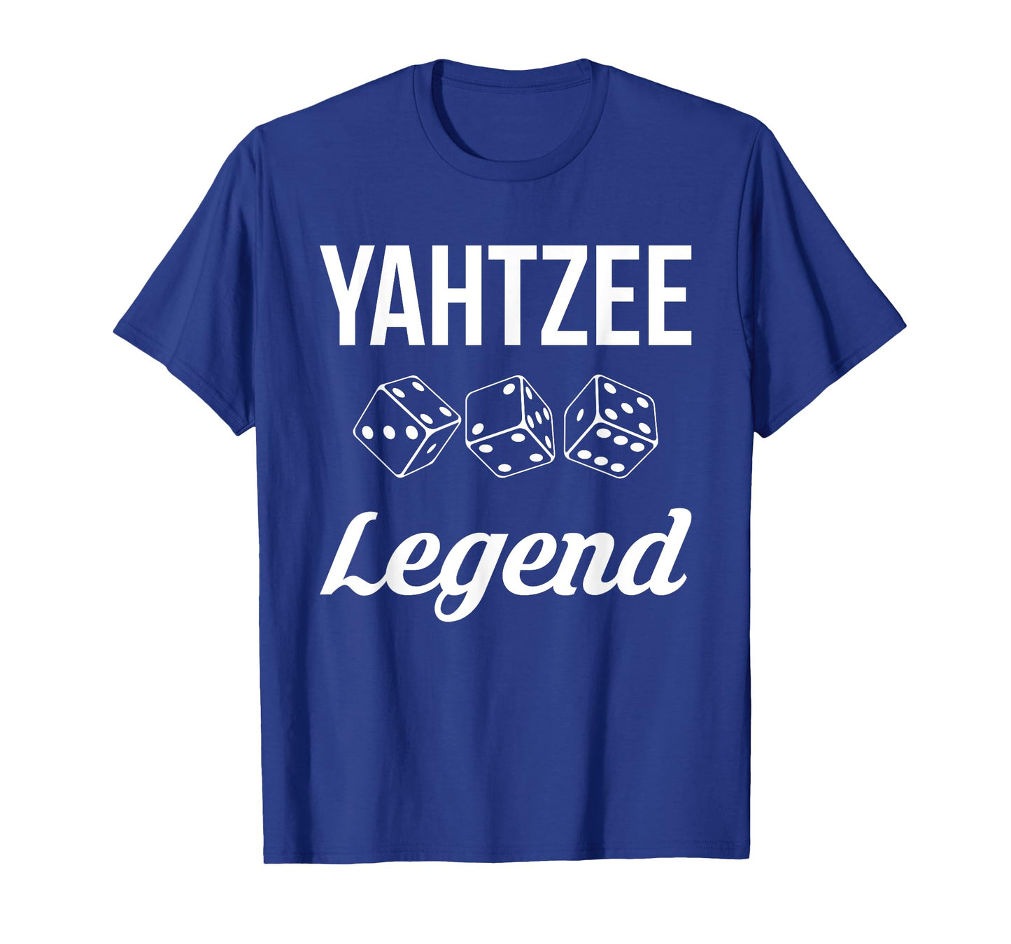 Yahtzee Legend Player Dice Game T-Shirt