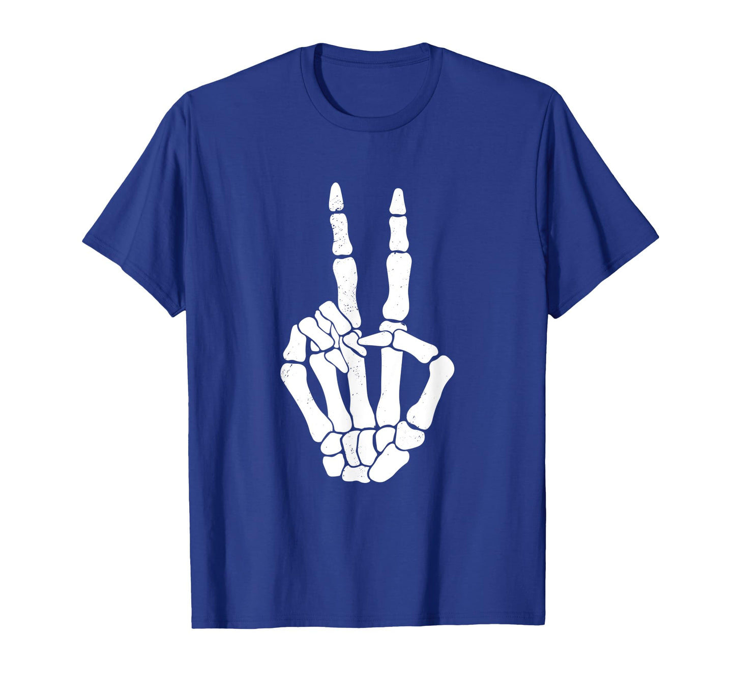 Skeleton Peace Sign Skeleton Halloween Creatures Love T-Shirt