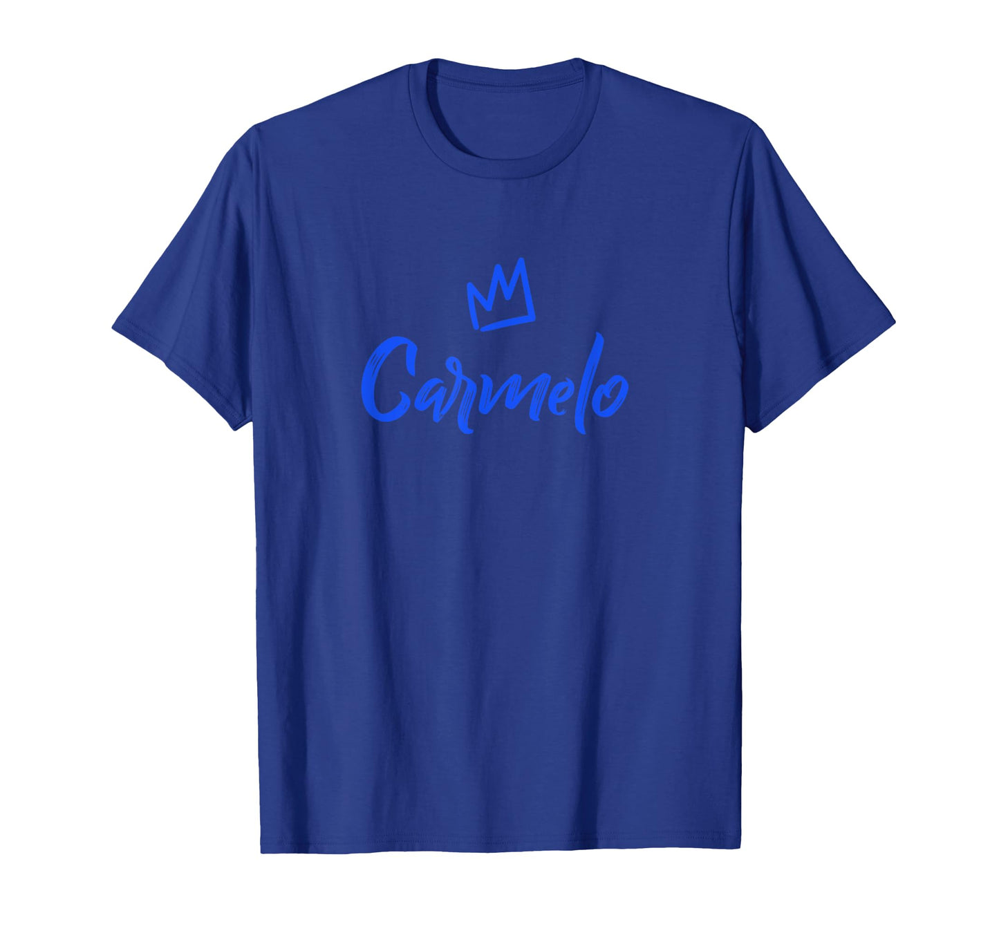 Carmelo the King / Blue Crown & Name for Men Called Carmelo T-Shirt