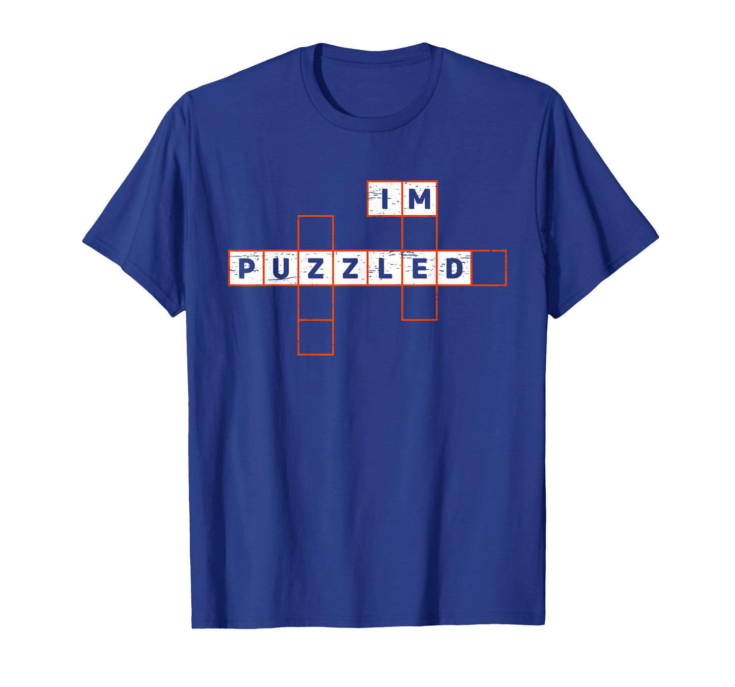 I'm Puzzled Crossword Puzzle Solve Number Squares Vocabulary T-Shirt