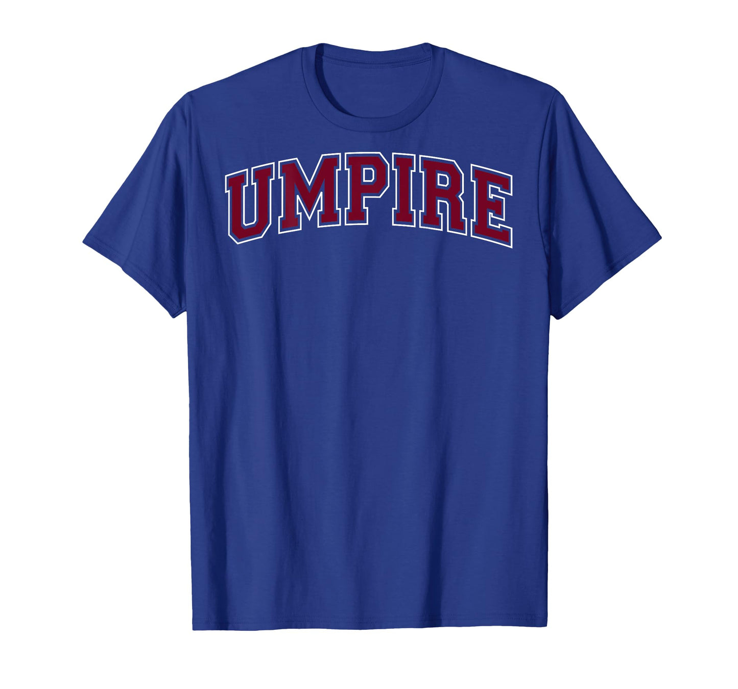 Umpire Sports Baseball Softball Vintage Red on the back T-Shirt