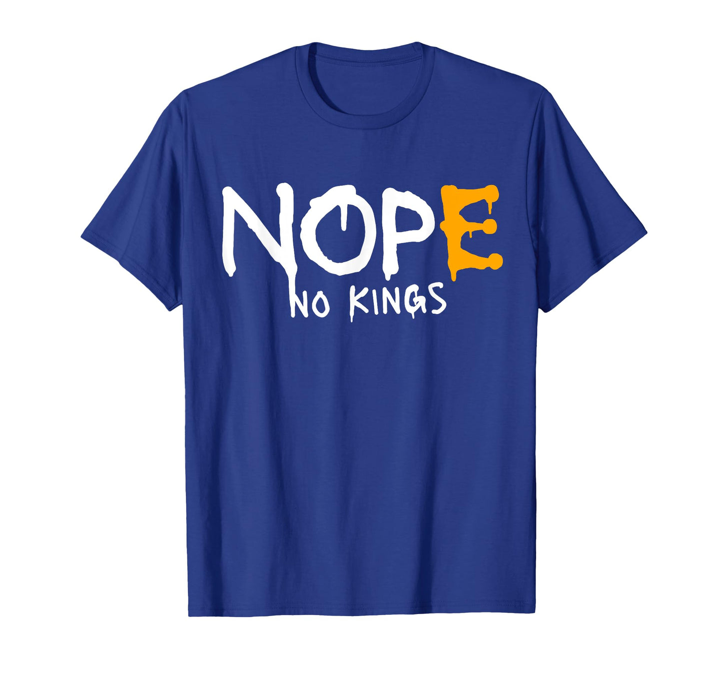 No Kings Nope Grunge T-Shirt