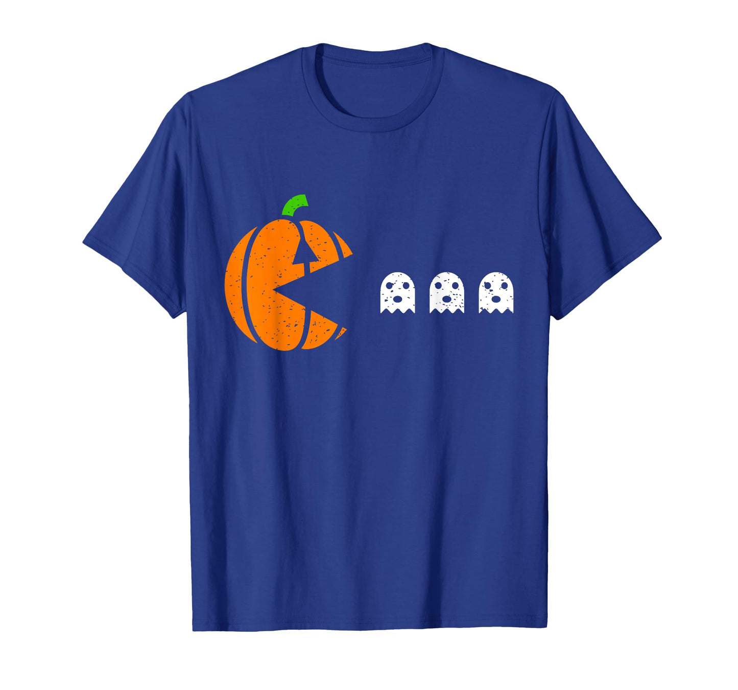 Halloween Gamer Pumpkin Eating Ghost Costume Men Boys Kids T-Shirt