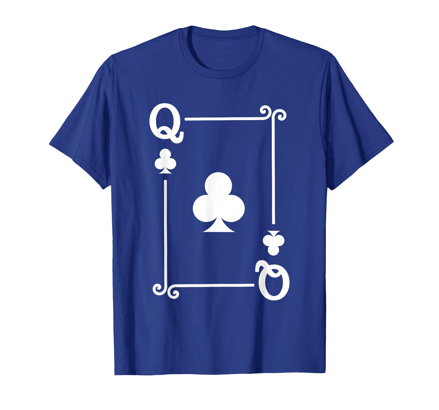 Playing Cards Costume - Queen Clubs Card - Queen Card T-Shirt