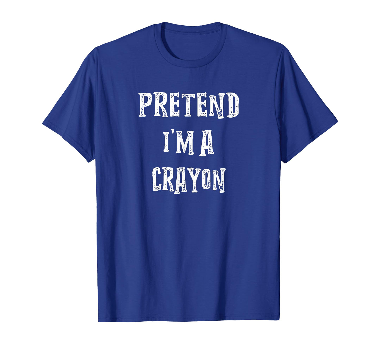 Pretend I'm A Crayon Halloween Costume Couples Matching T-Shirt