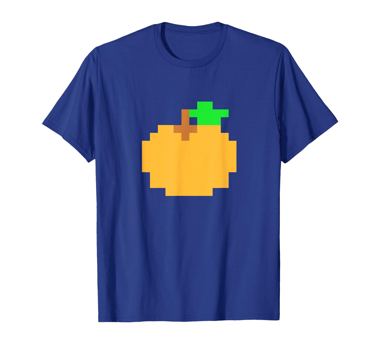 Orange Pixel 8-bit Arcade Video Game Matching Costume Team T-Shirt